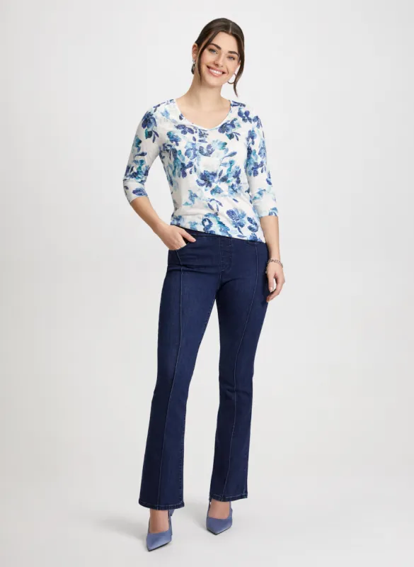 3/4 Sleeve Tee & Bootcut Jeans sold by Laura
