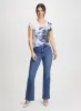 Floral Print Burnout T-Shirt sold by Laura