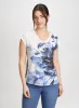 Floral Print Burnout T-Shirt sold by Laura