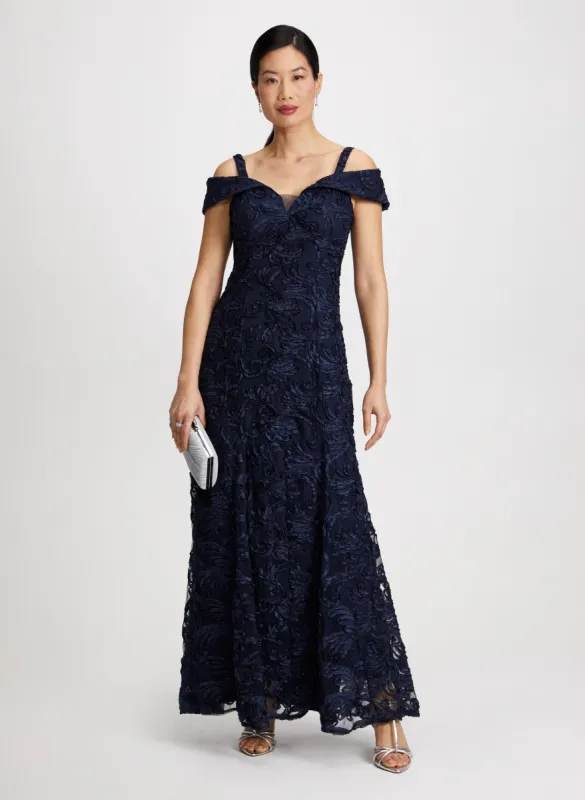 Soutache Mesh Dress sold by Laura
