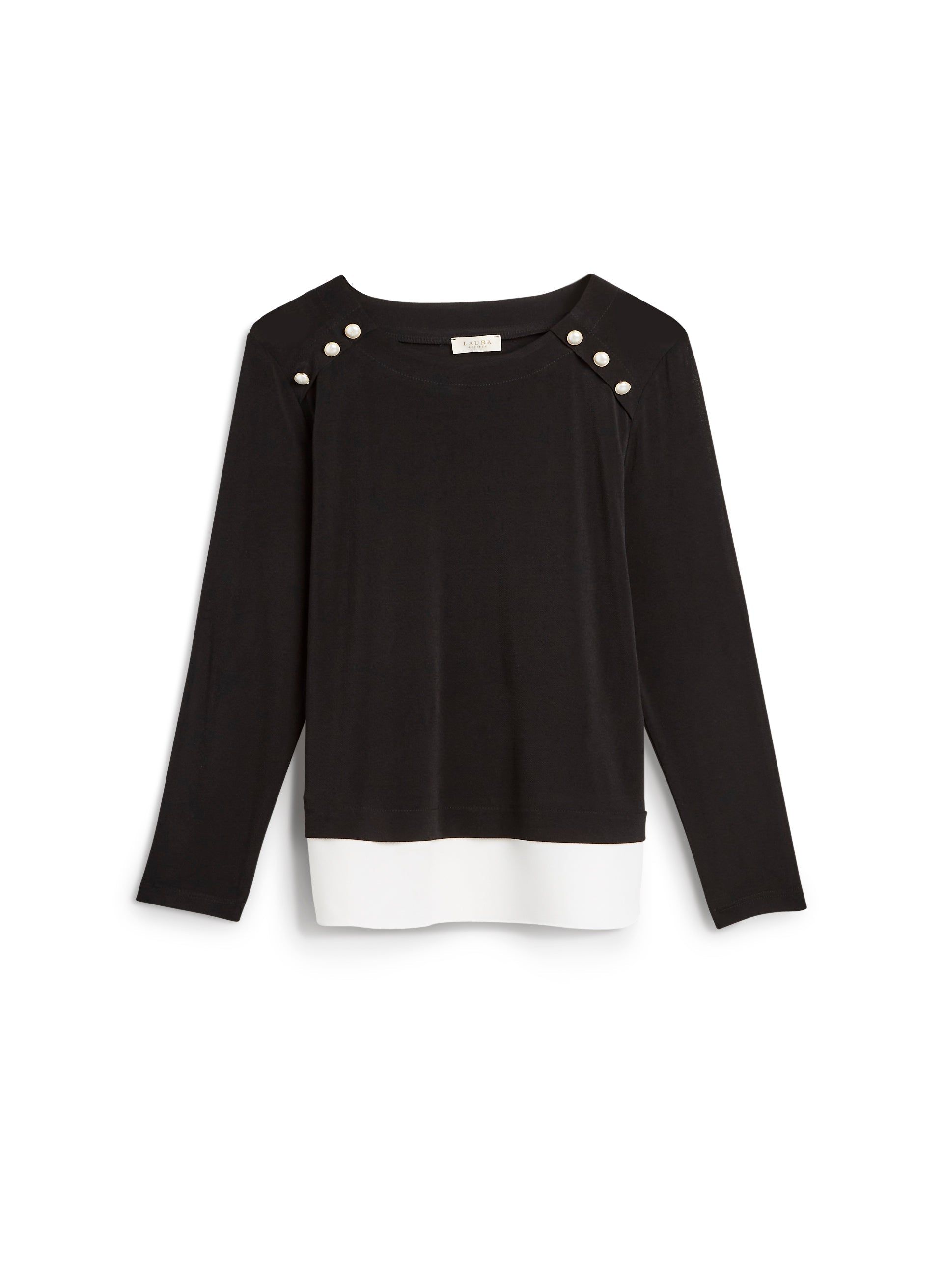 Button Detail Fooler Top sold by Laura product image thumbnail 5