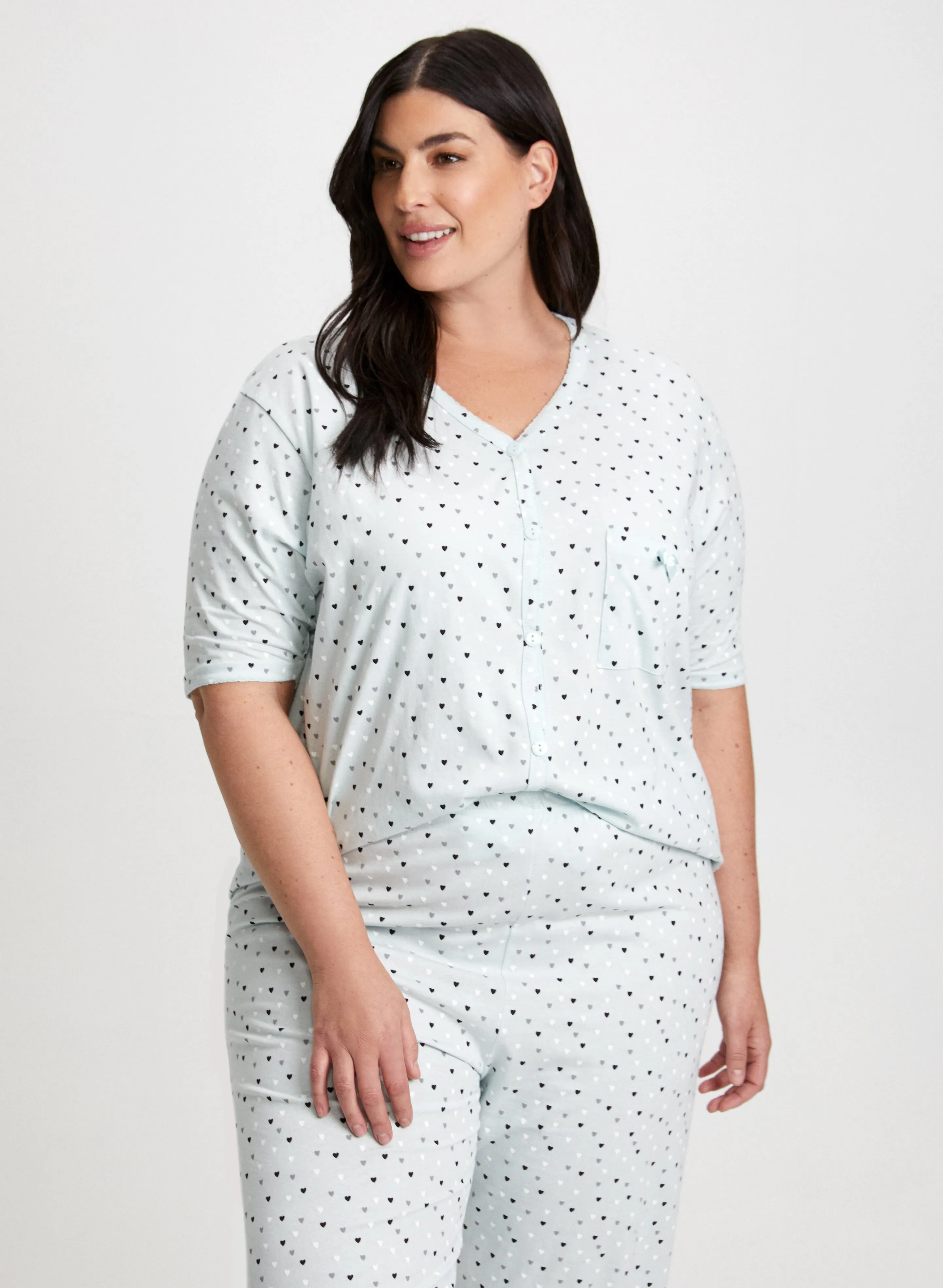 Heart Print Pyjama Set sold by Laura product image thumbnail 3
