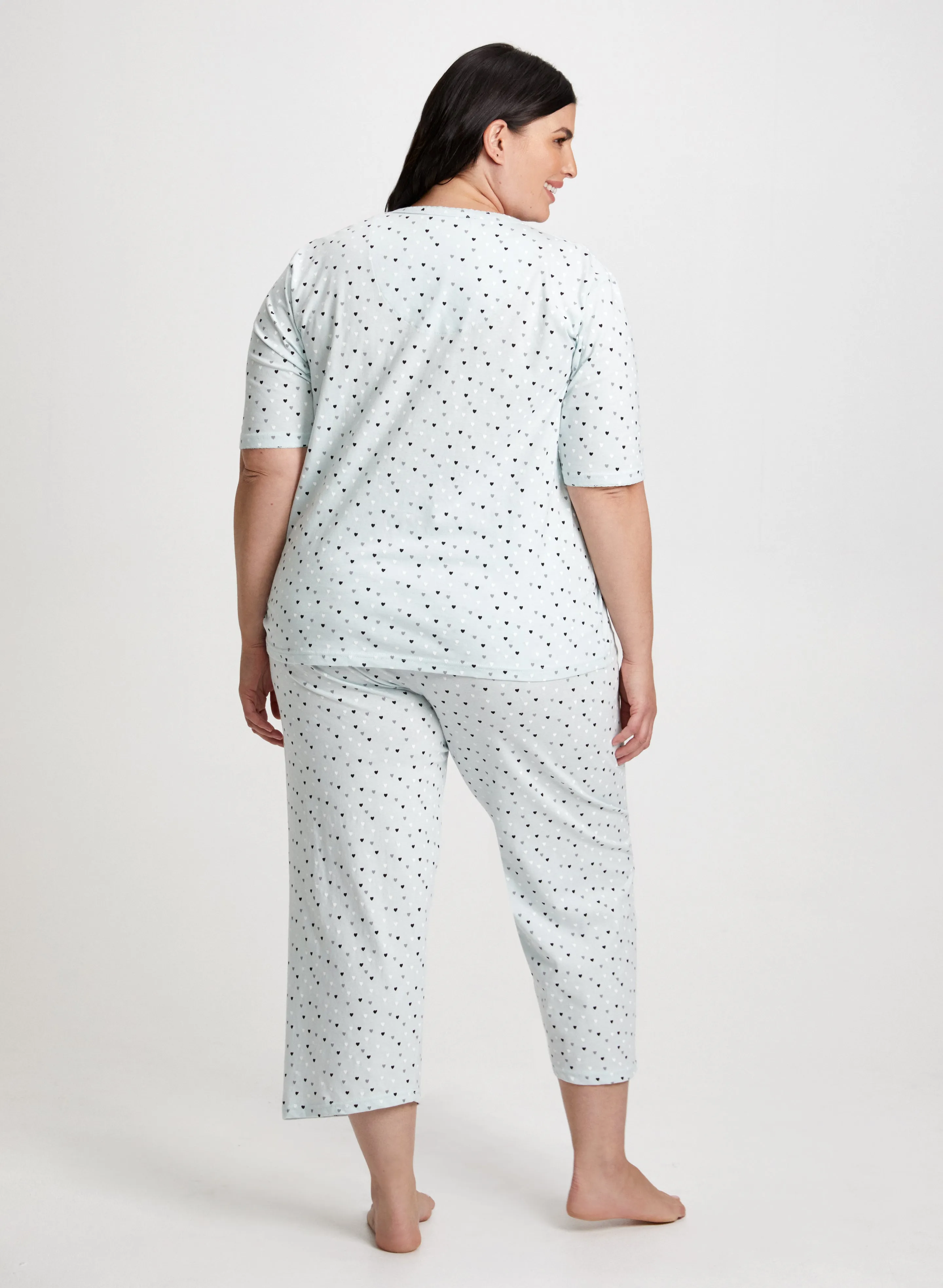 Heart Print Pyjama Set sold by Laura product image thumbnail 2