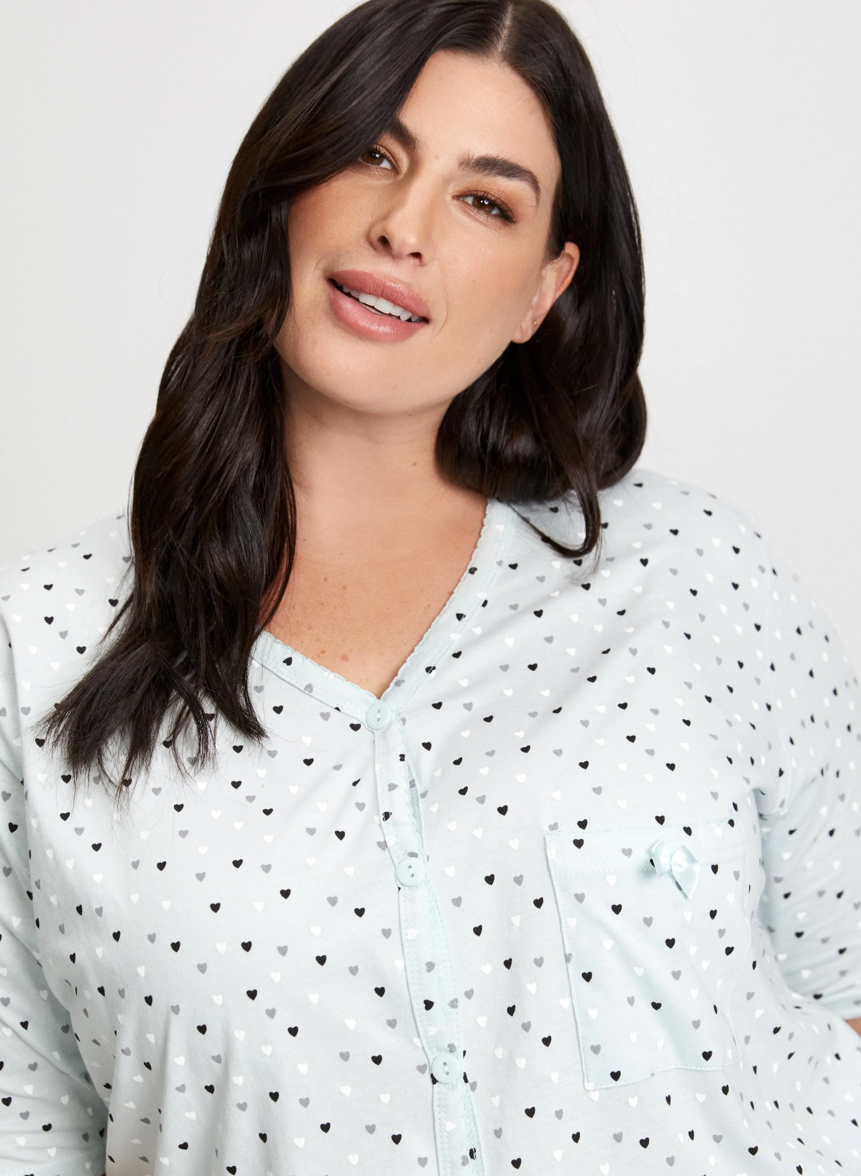 Heart Print Pyjama Set sold by Laura product image thumbnail 5