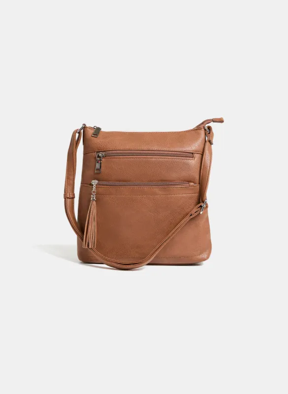 Vegan Leather Crossbody Bag sold by Laura