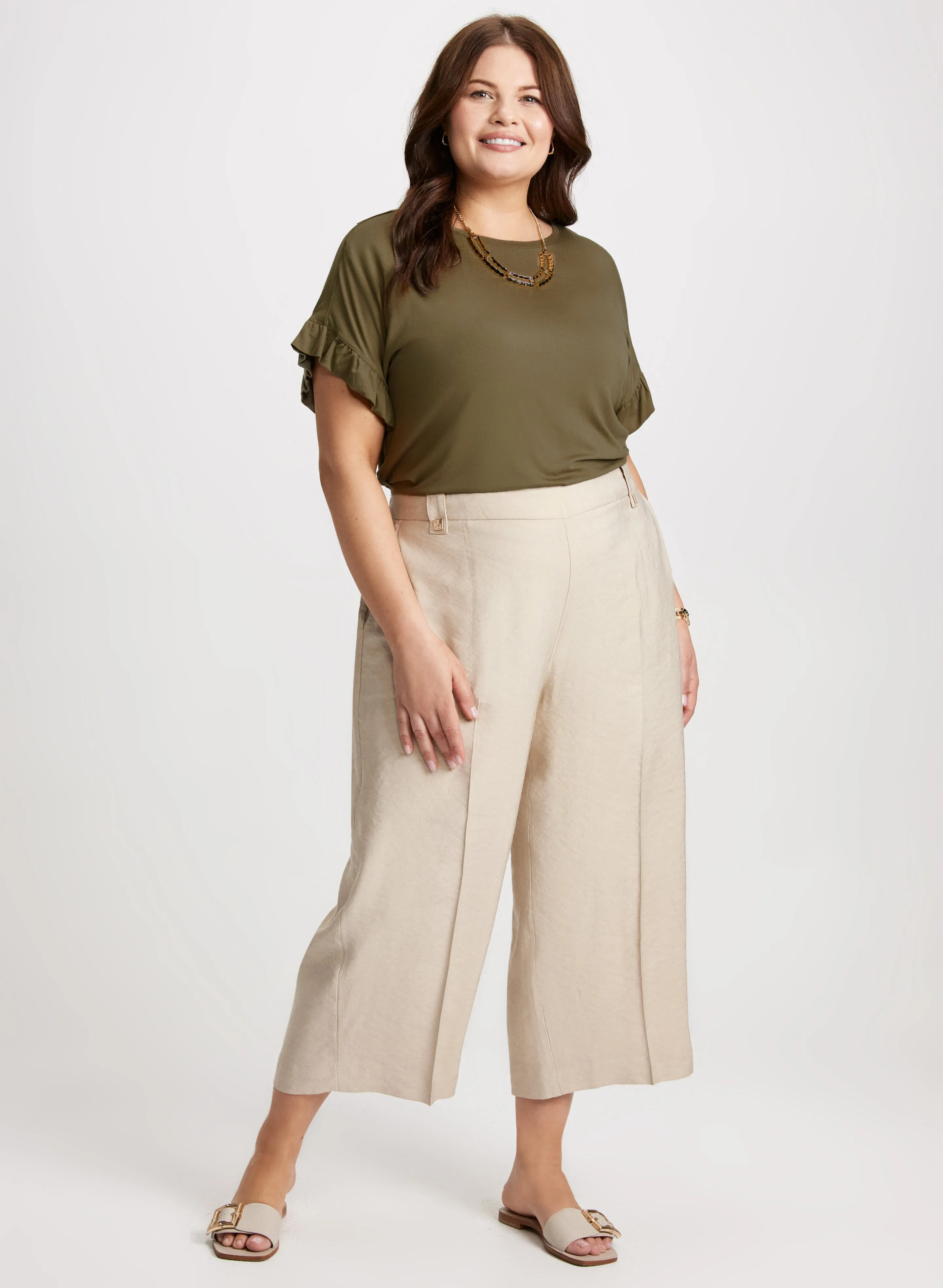 Ruffled Sleeve T-Shirt sold by Laura product image thumbnail 3