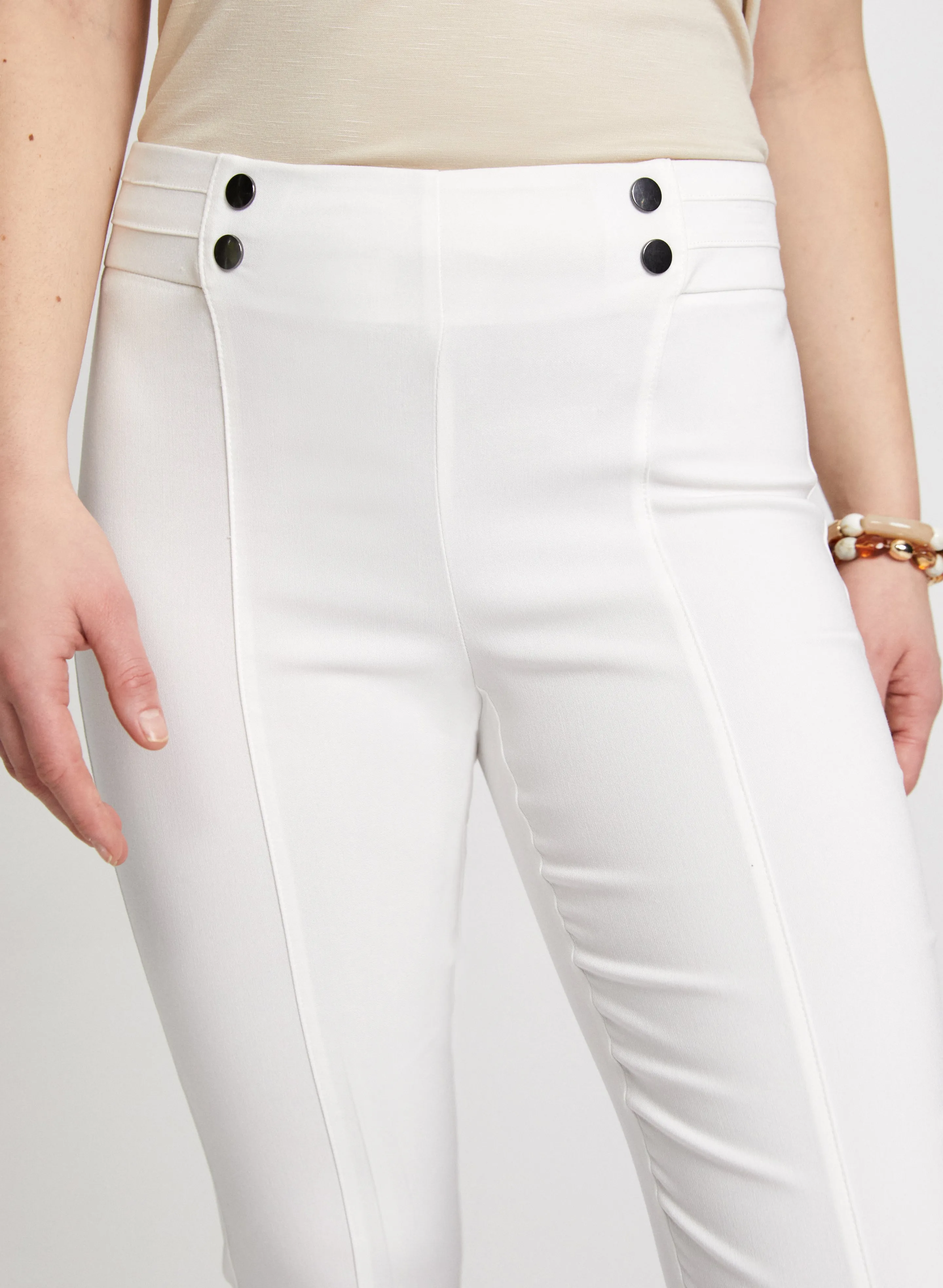 Slim Leg Pull-on Bengaline Pants sold by Laura product image thumbnail 4