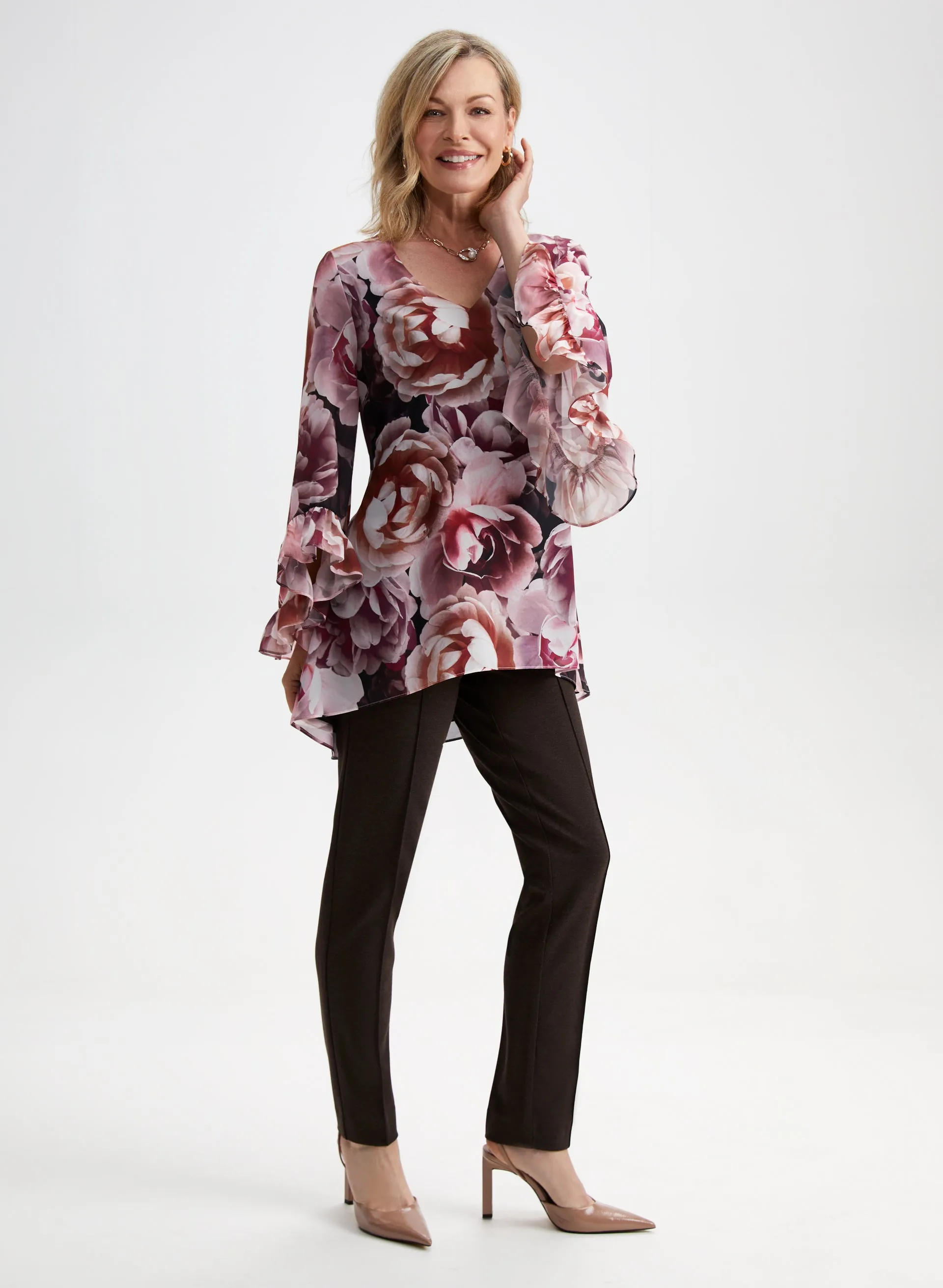 Floral 3/4 Sleeve Blouse sold by Laura product image thumbnail 3