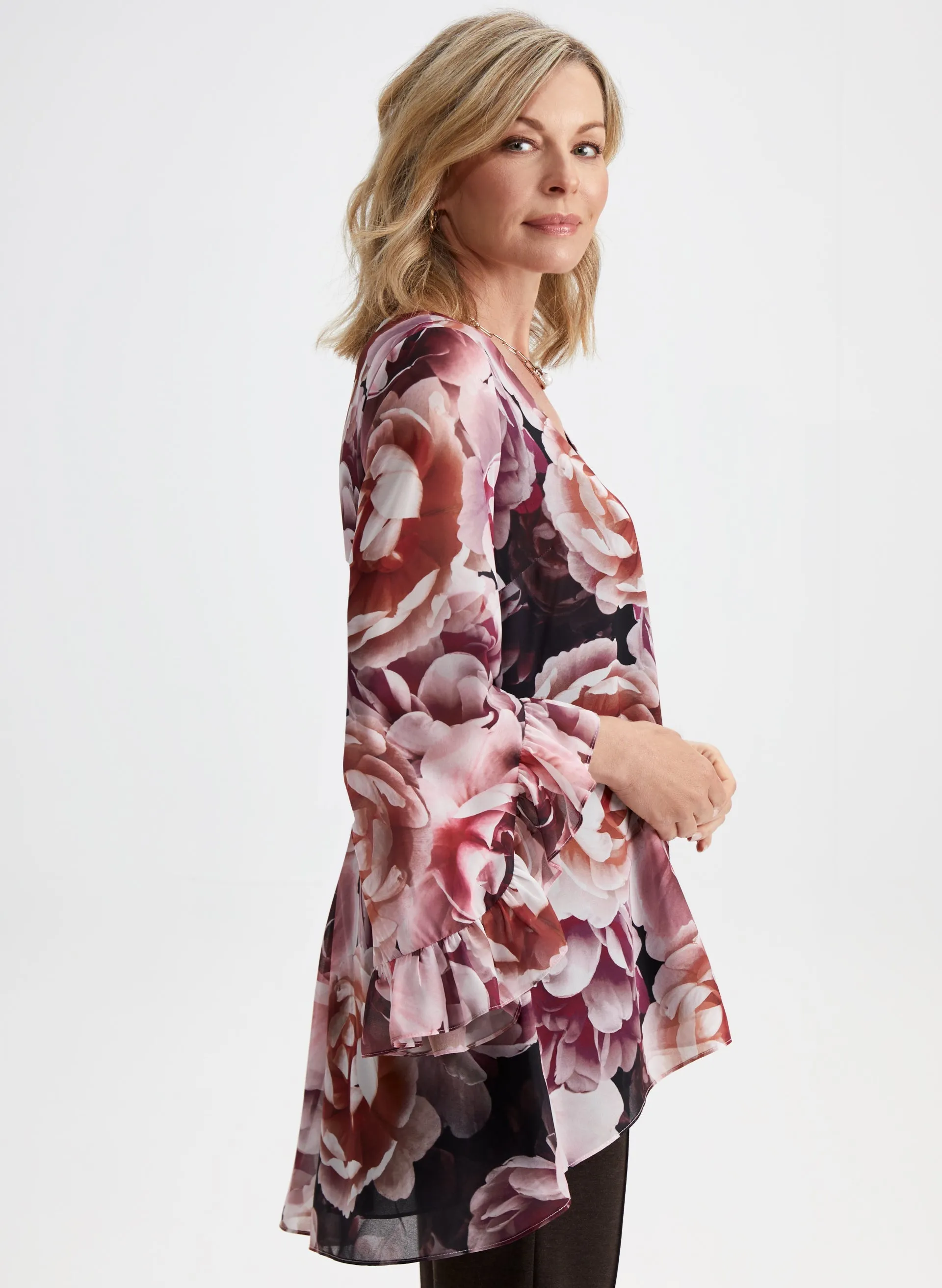 Floral 3/4 Sleeve Blouse sold by Laura product image thumbnail 5