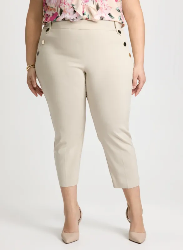 Pull-On Bengaline Ankle Pants sold by Laura
