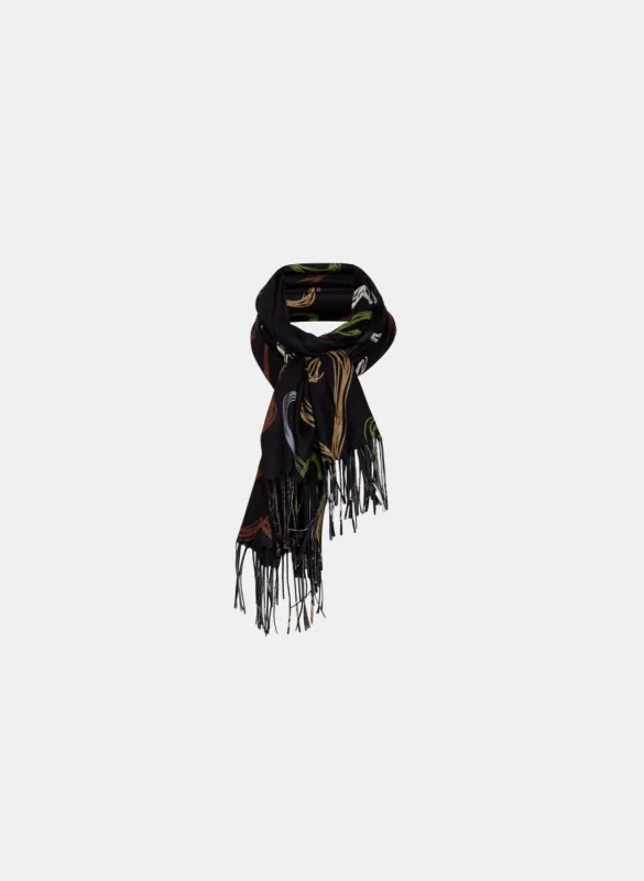 Reversible Heart Print Scarf sold by Laura