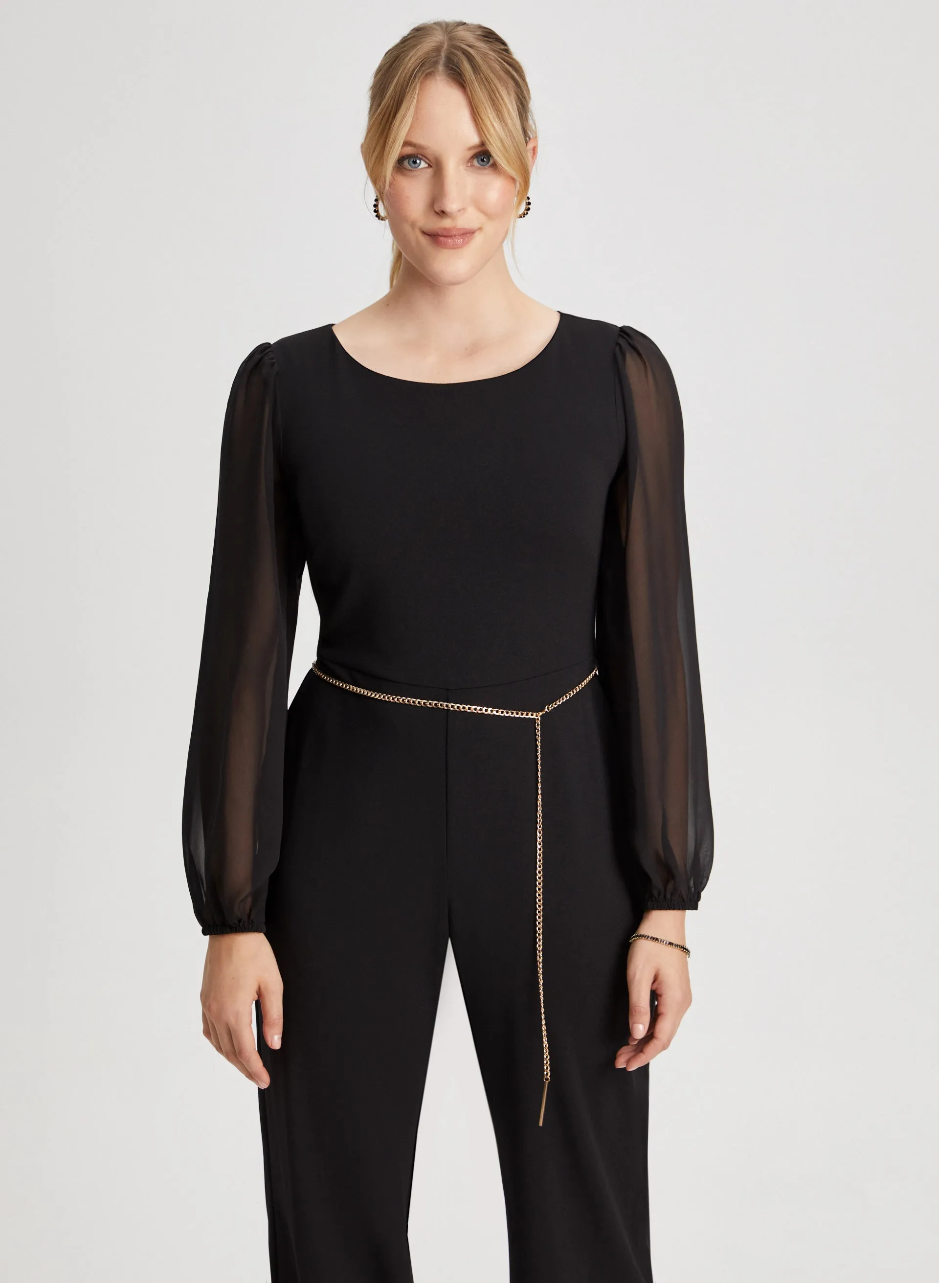 Wide Leg Belted Jumpsuit sold by Laura product image thumbnail 5