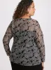Illusion Neck Paisley Print Top sold by Laura