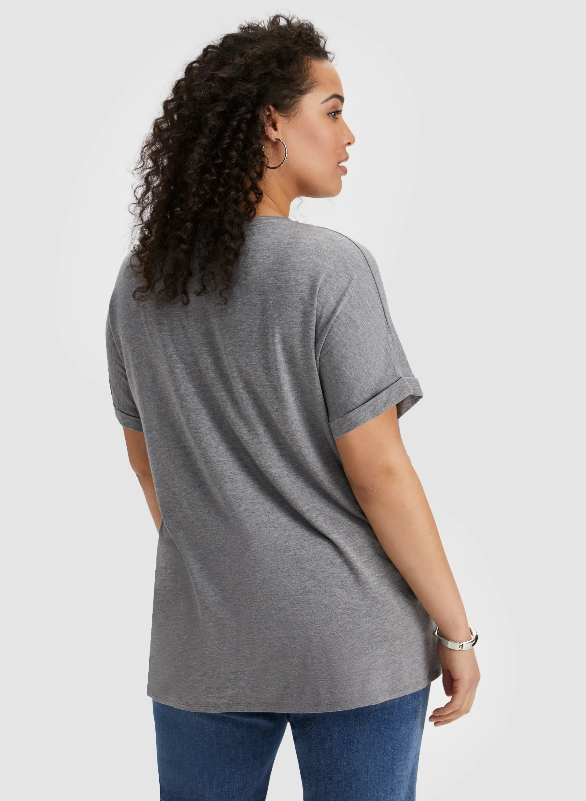 Foil & Sequin Tee sold by Laura product image thumbnail 2