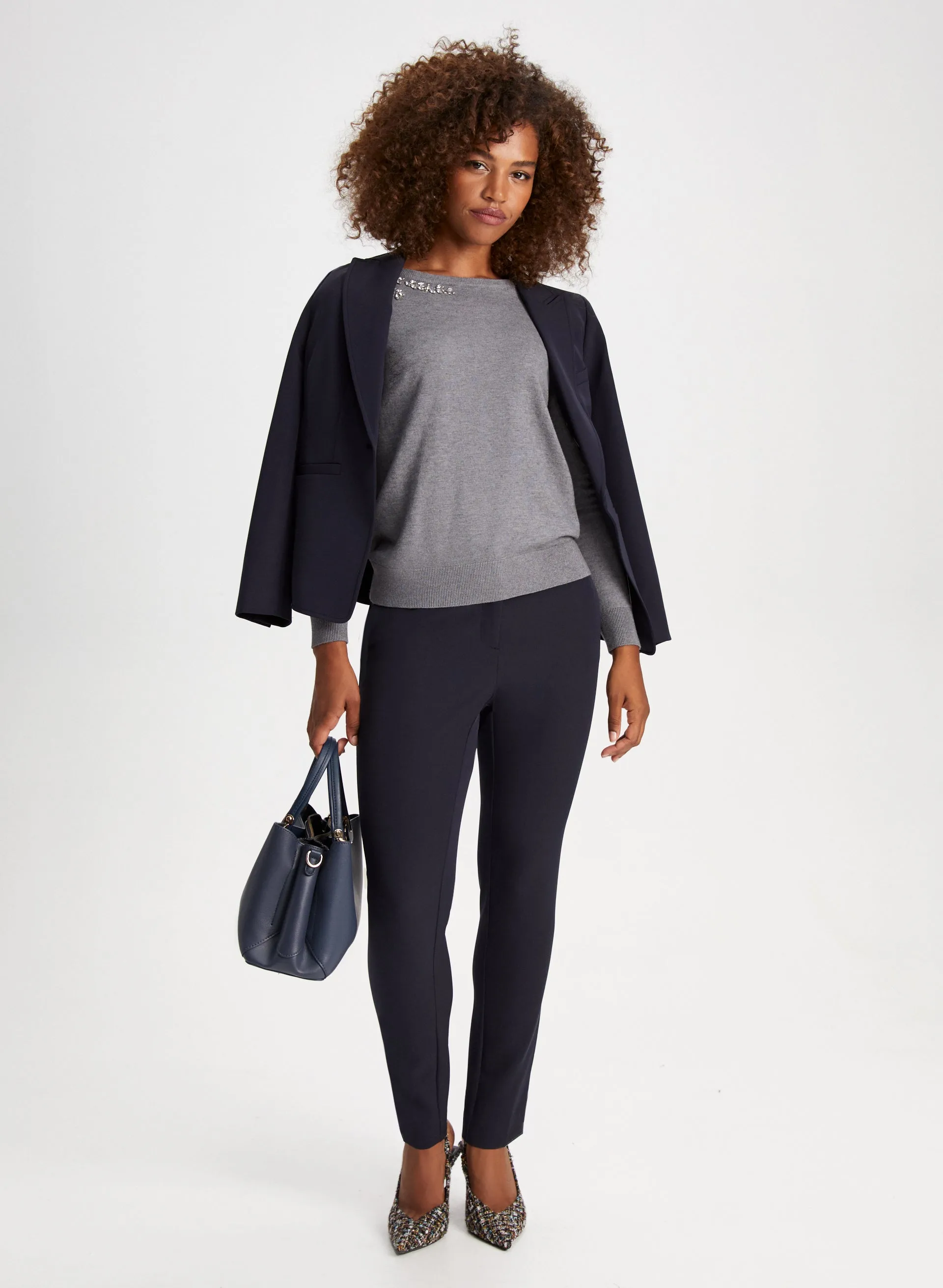 Rhinestone Appliqué Sweater sold by Laura product image thumbnail 3