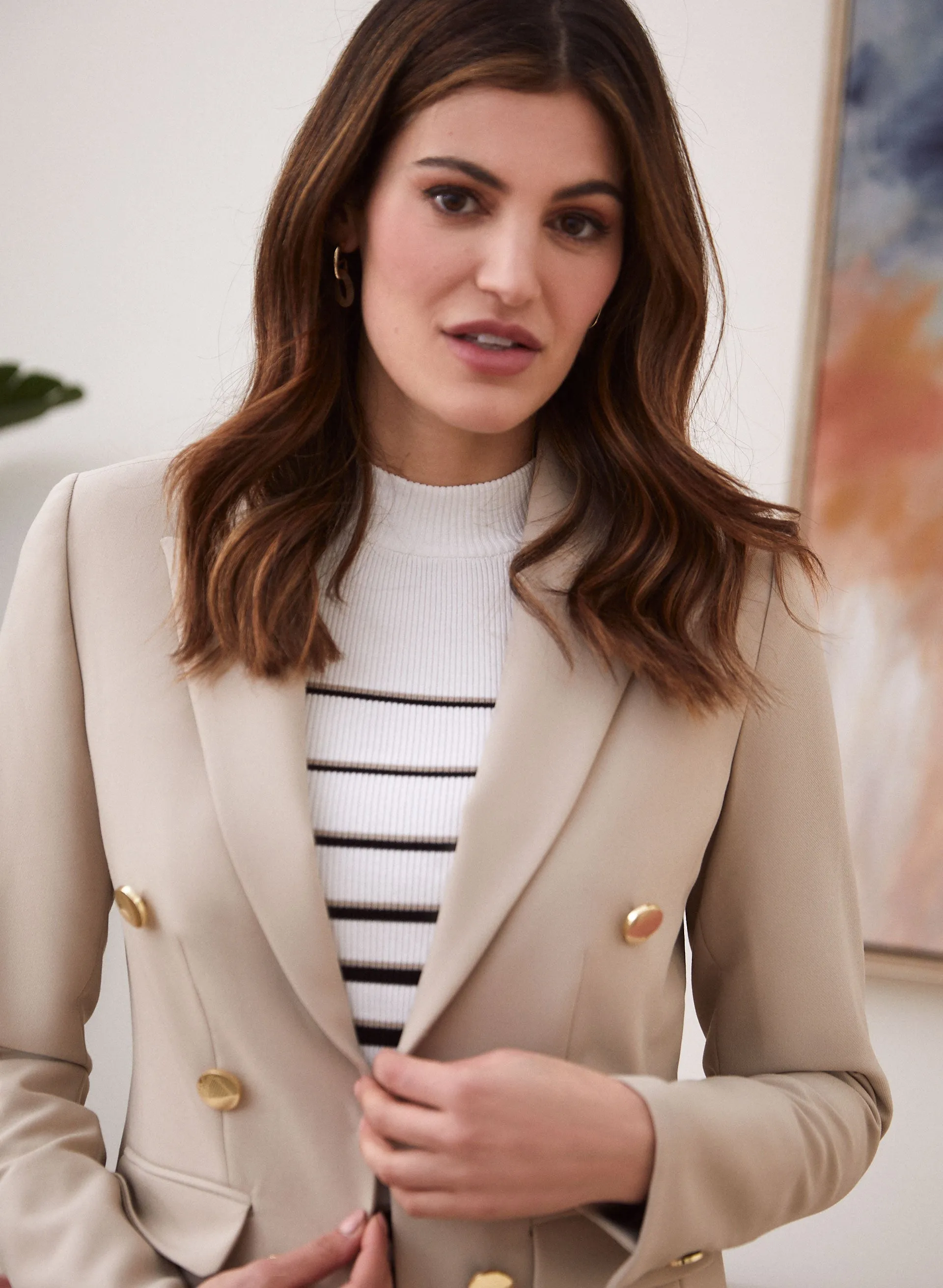 Long Sleeve Button Detail Jacket sold by Laura product image thumbnail 4