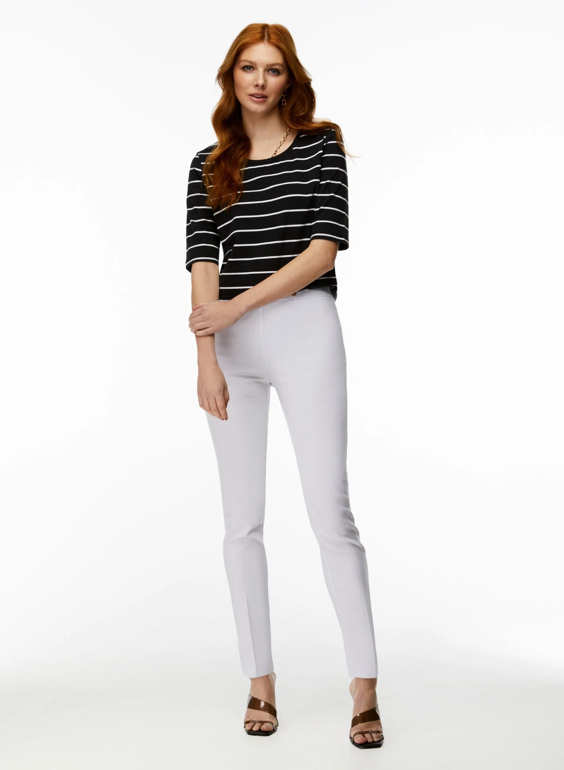 Striped Elbow Sleeve Tee sold by Laura product image thumbnail 4