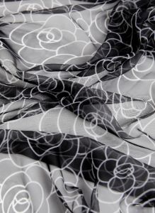 Abstract Floral Print Scarf sold by Laura