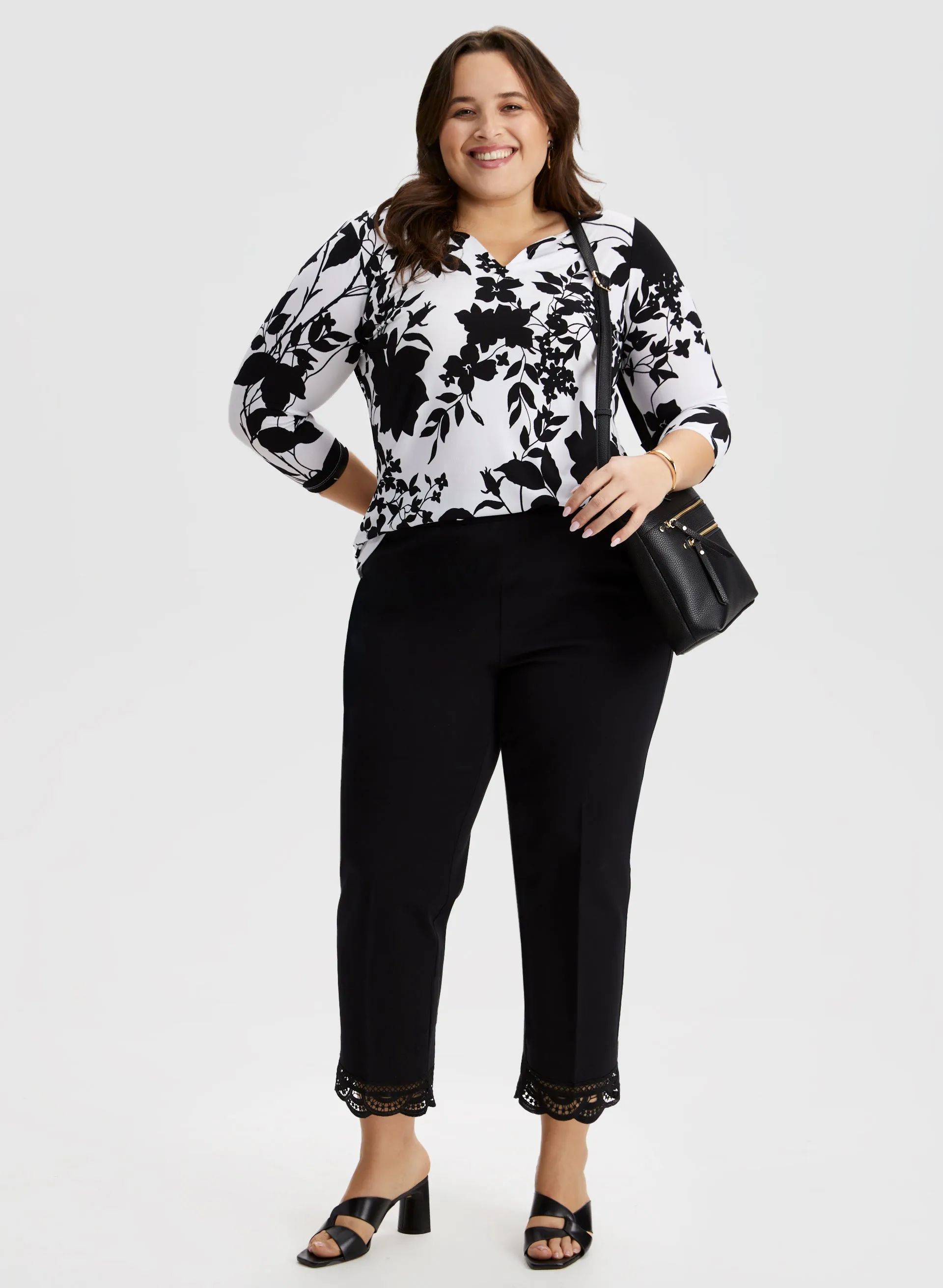 Leaf Print Top sold by Laura product image thumbnail 3