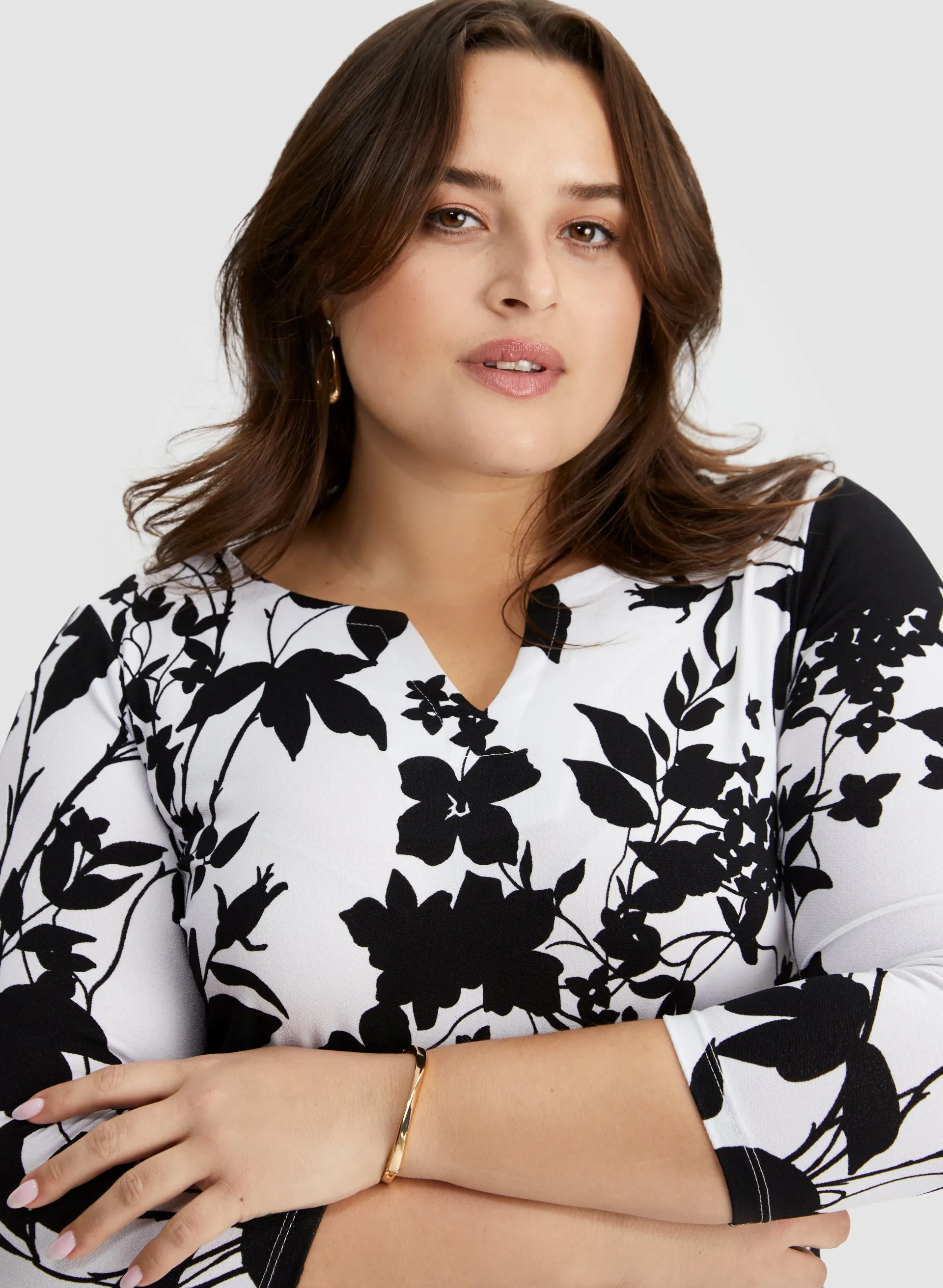 Leaf Print Top sold by Laura product image thumbnail 2