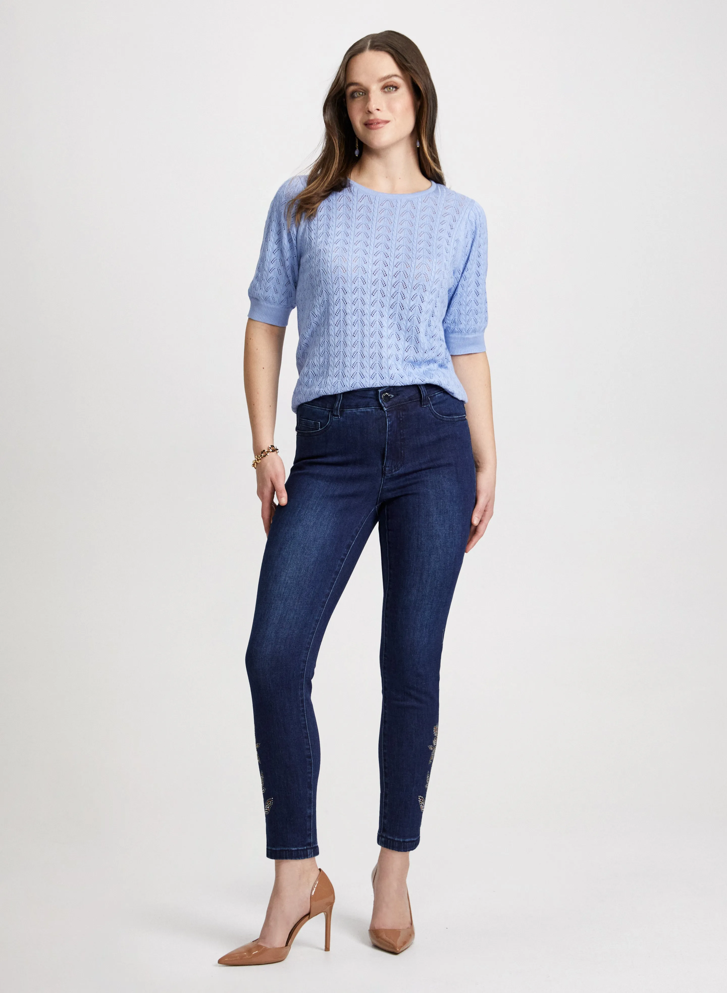 Crew-Neck Knit Pullover sold by Laura product image thumbnail 3