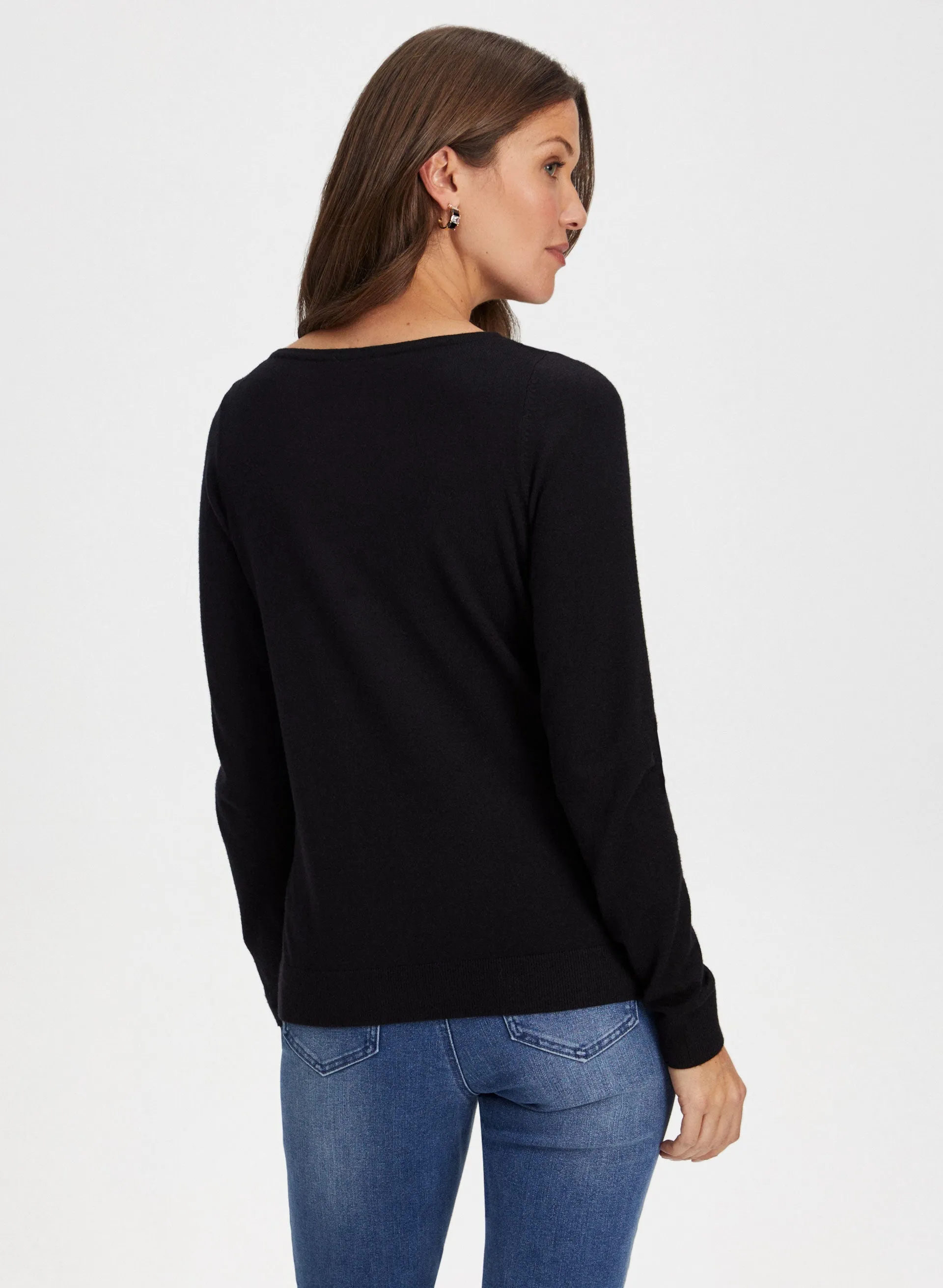 Floral Sequin Detail Top sold by Laura product image thumbnail 3