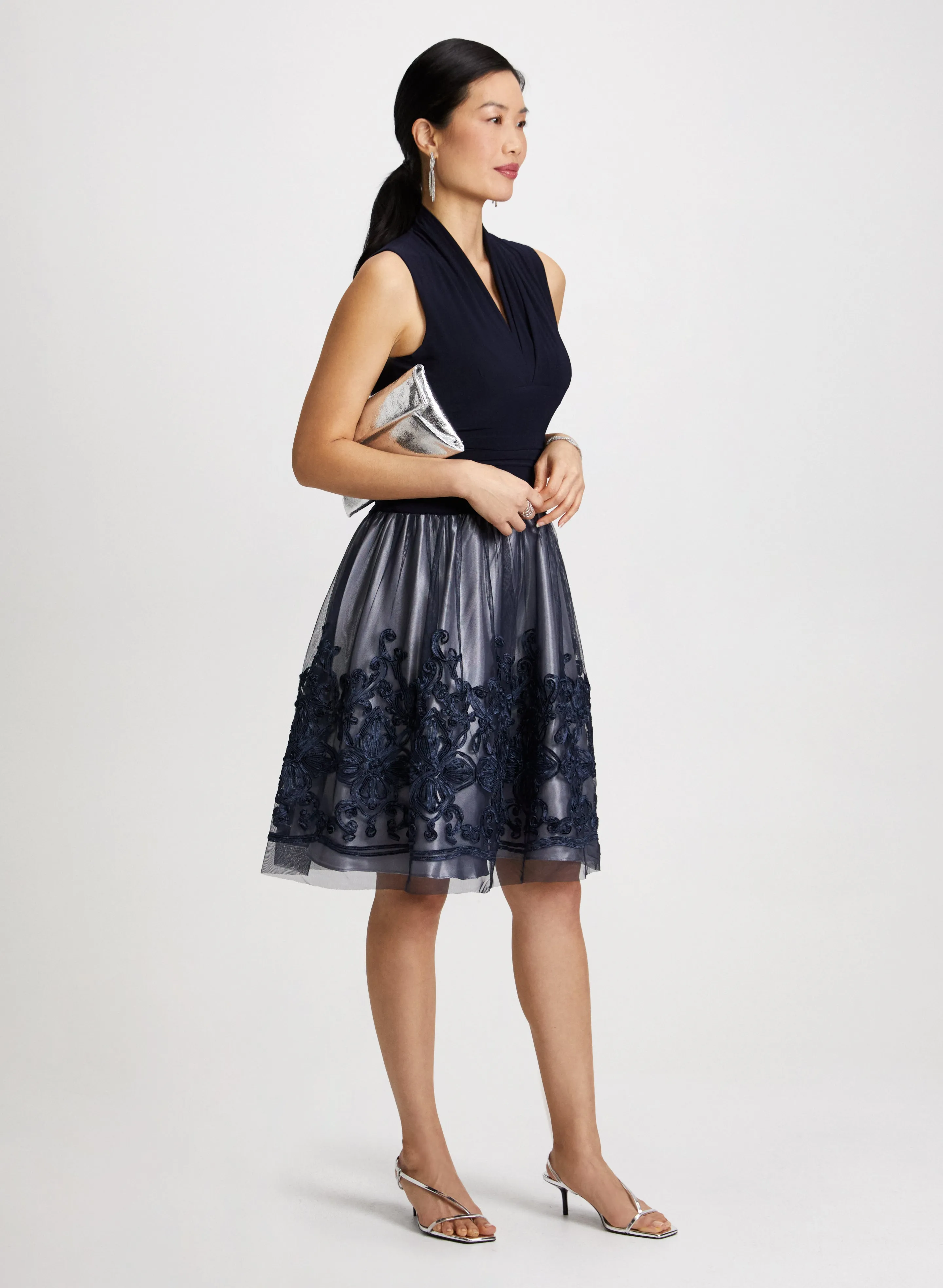 Embroidered A-Line Dress sold by Laura product image thumbnail 3