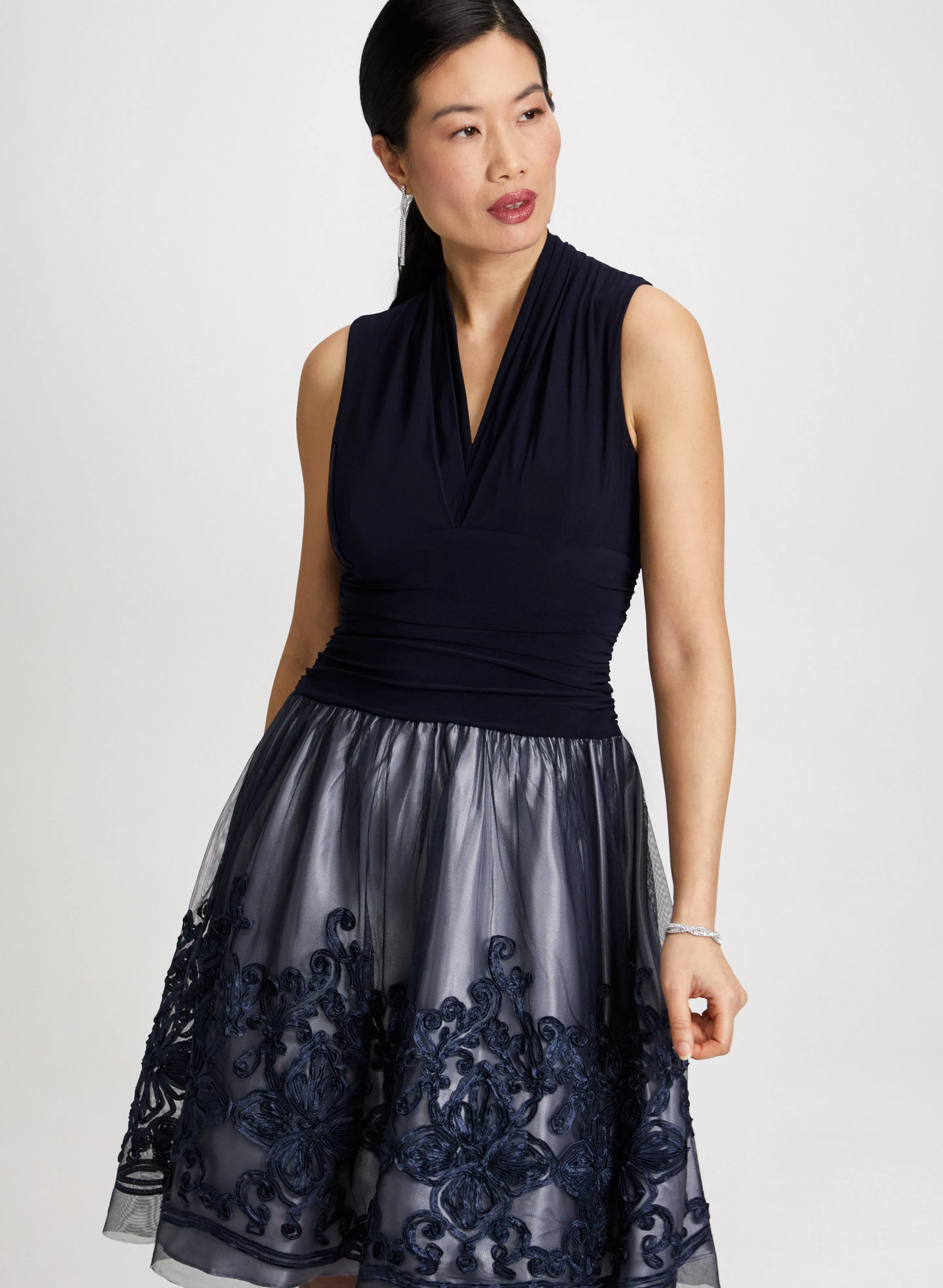 Embroidered A-Line Dress sold by Laura product image thumbnail 4