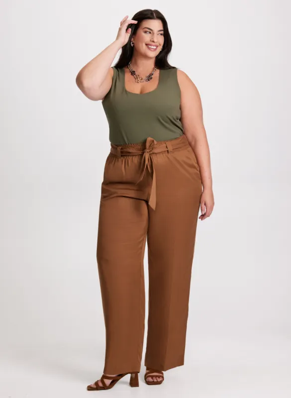 Square Neck Tank Top & Tencel Pull-On Pants sold by Laura