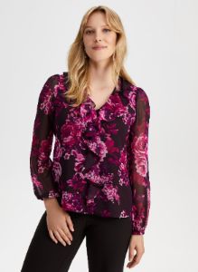 Floral Motif Blouse sold by Laura