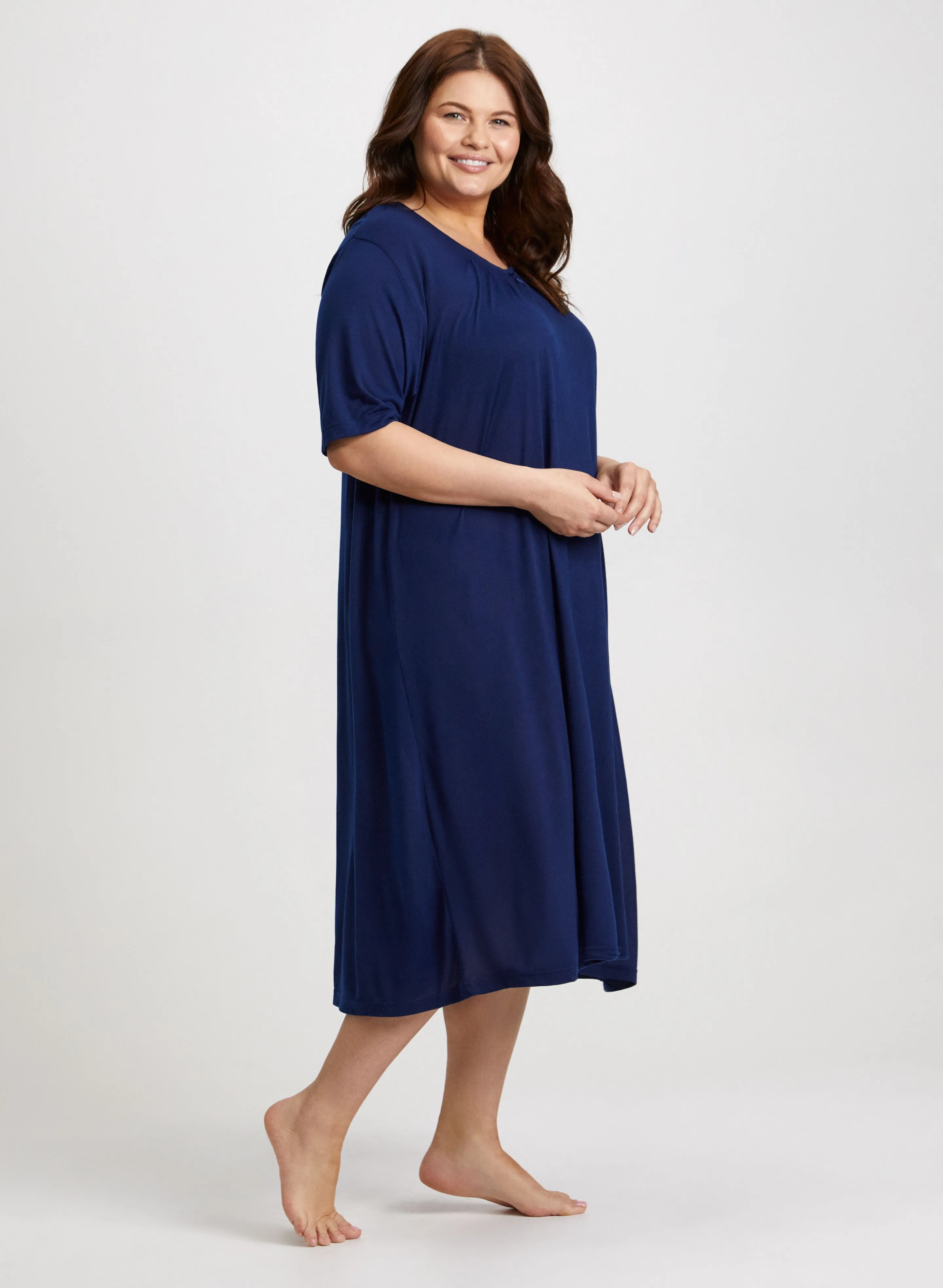 Short Sleeve Nightshirt sold by Laura product image thumbnail 3