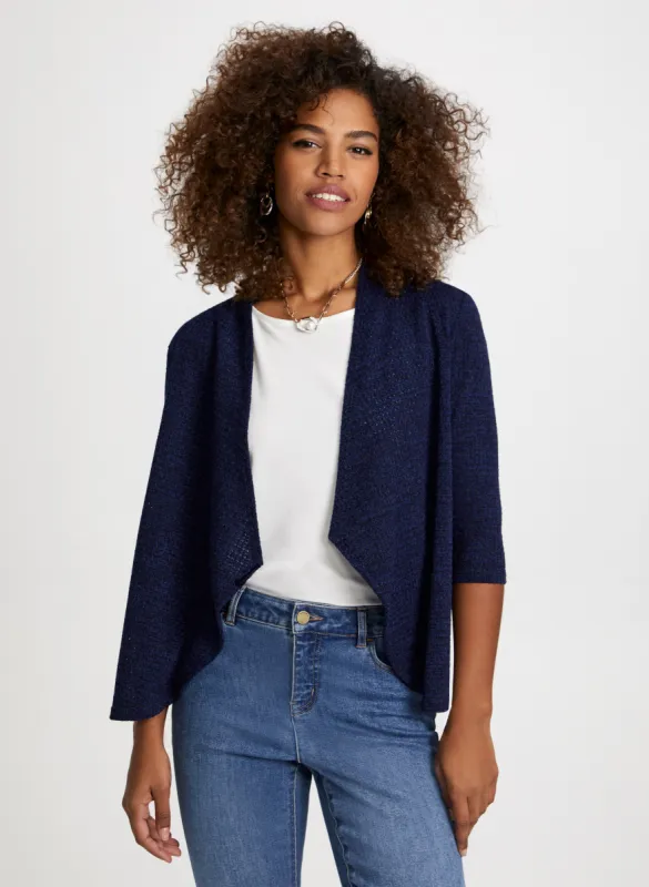 Cascading Open Front Cardigan sold by Laura