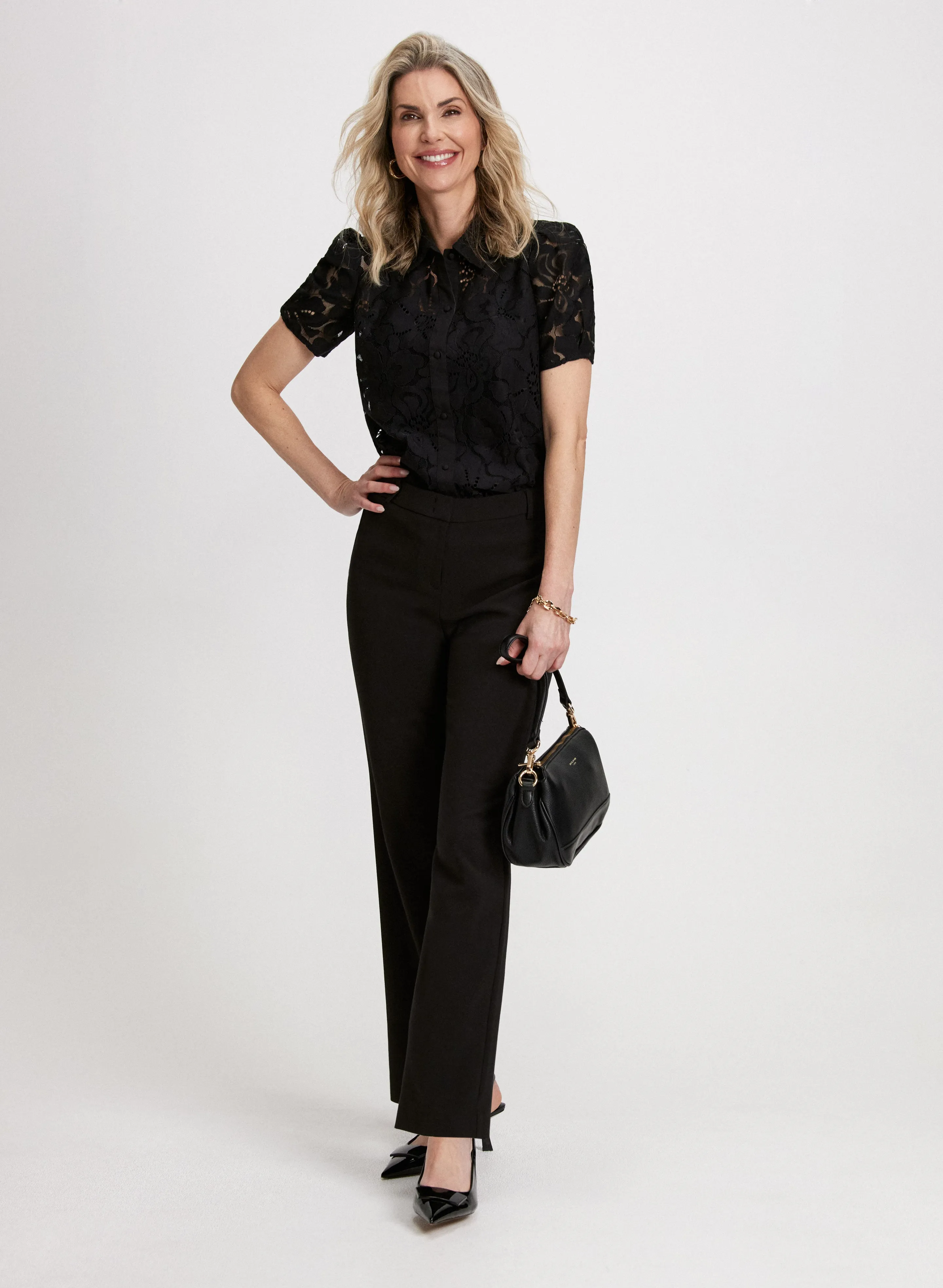 Puff Sleeve Lace Blouse sold by Laura product image thumbnail 2