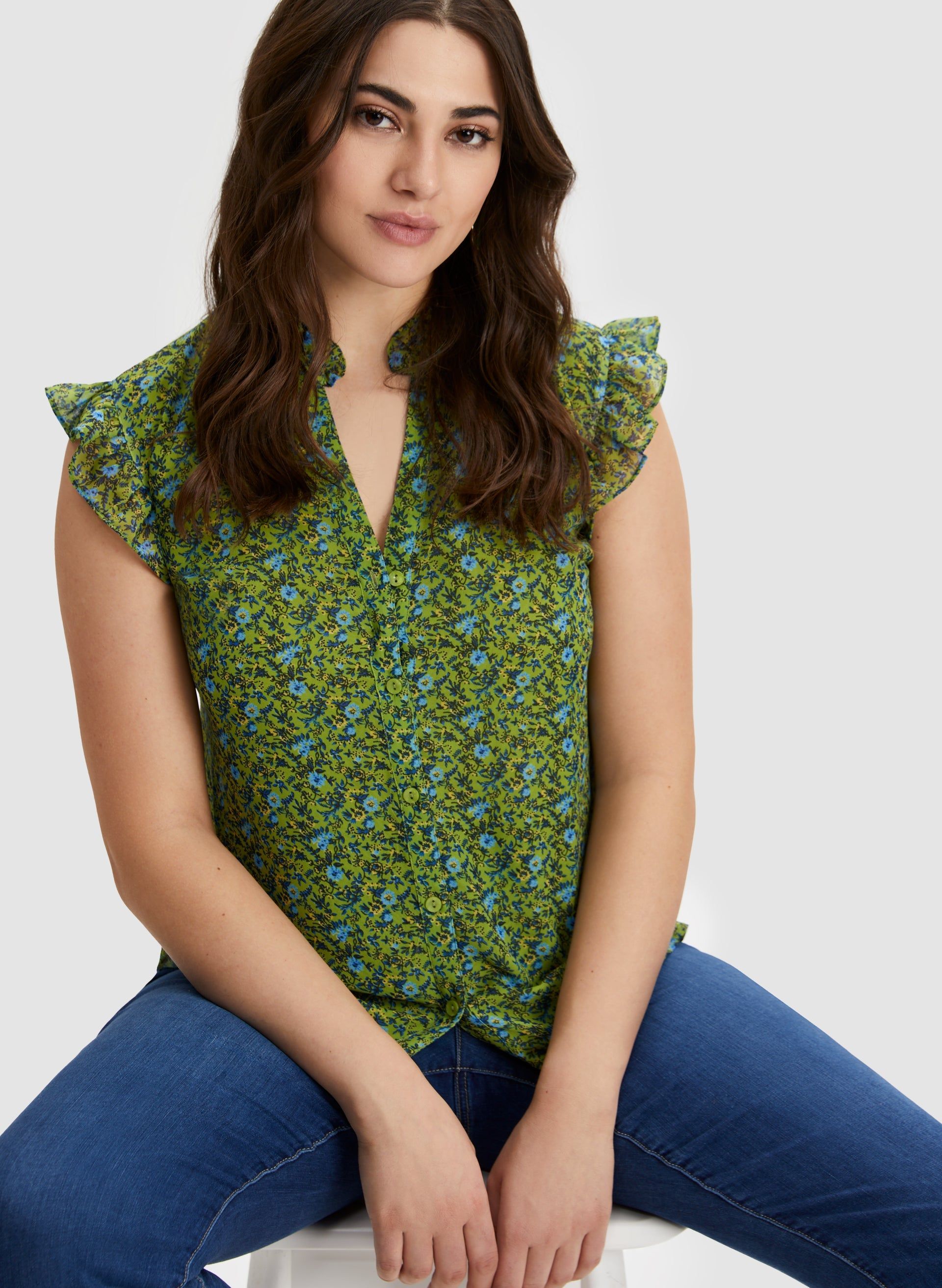 Floral Print Blouse sold by Laura product image thumbnail 5