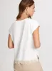 Crochet Hem T-Shirt sold by Laura