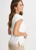 Crochet Hem T-Shirt sold by Laura