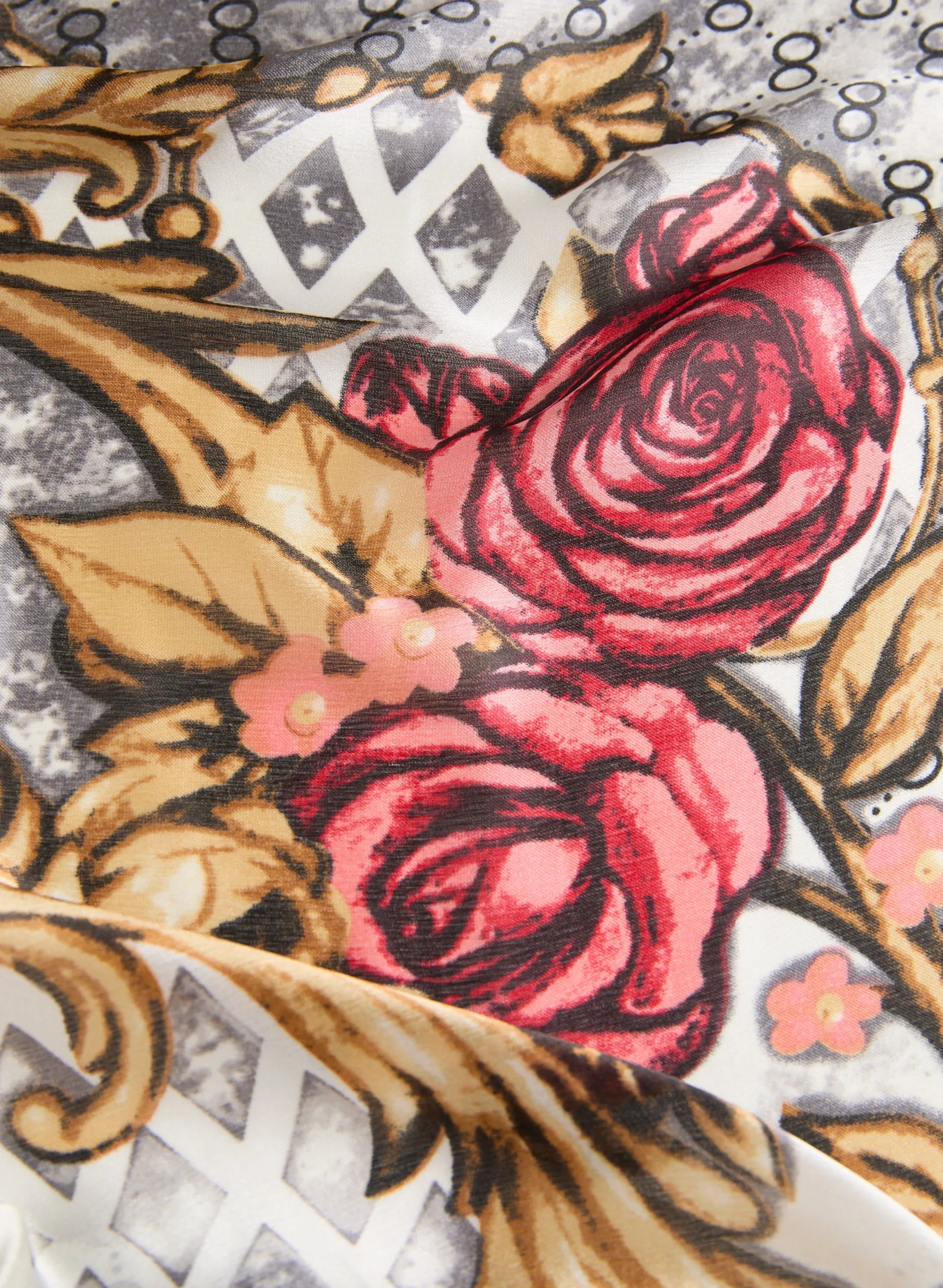 Floral Print Rectangular Scarf sold by Laura product image thumbnail 2