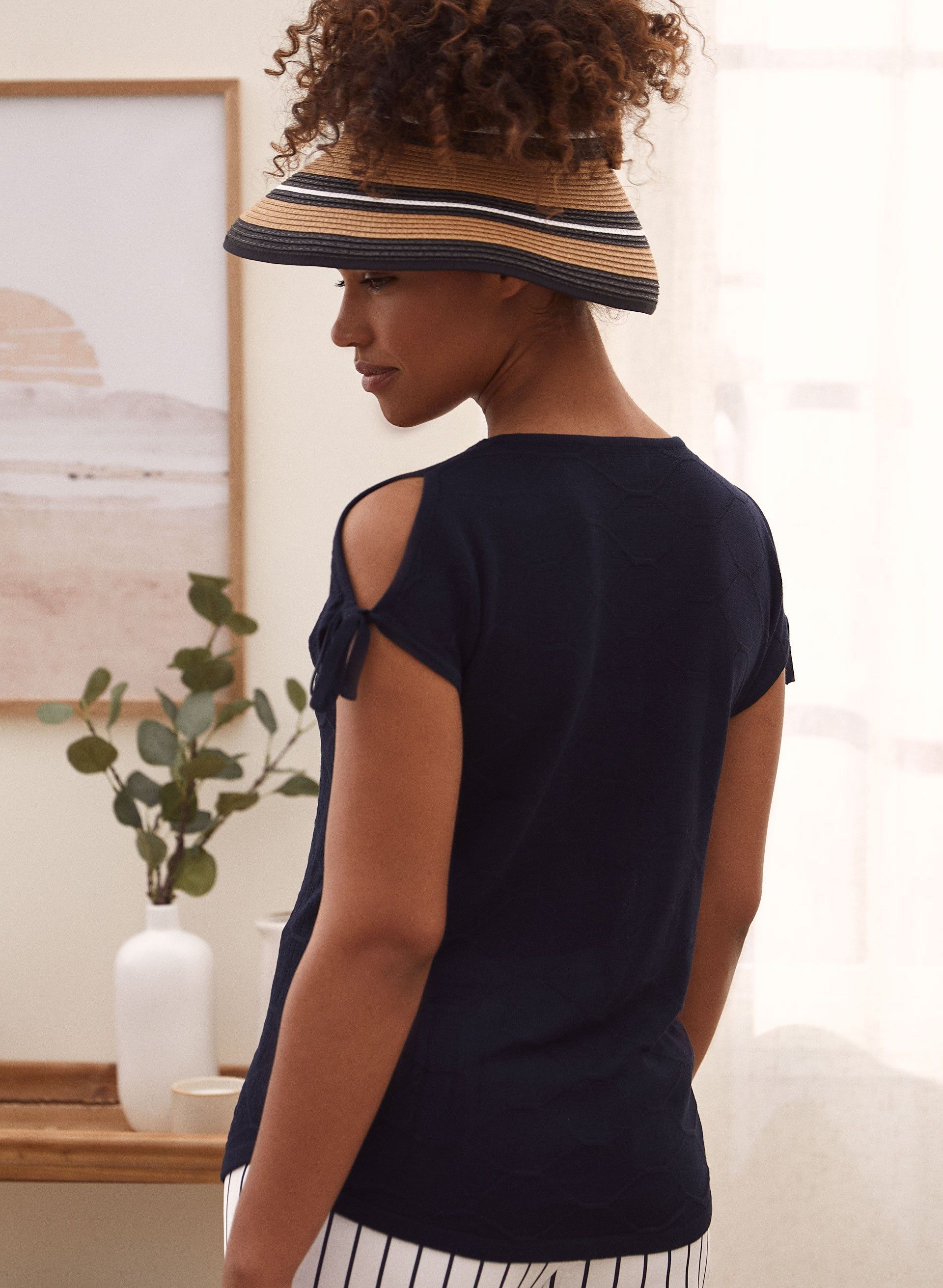 Knot Detail Pointelle Sweater sold by Laura product image thumbnail 3