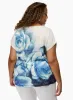 Rose Print Detail Tee sold by Laura
