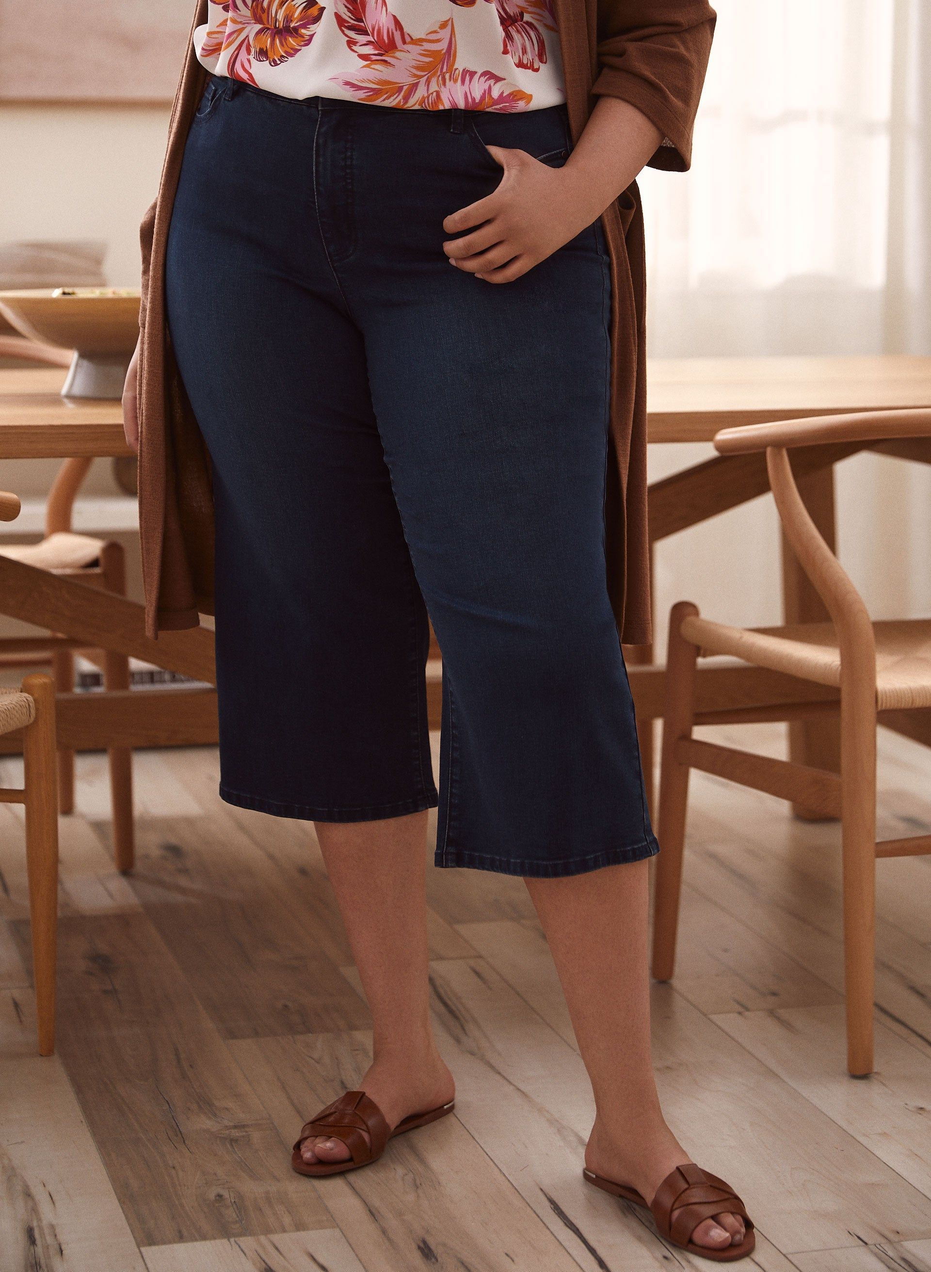 Wide Leg Gaucho Jeans sold by Laura