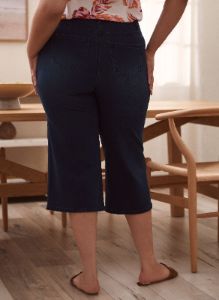 Wide Leg Gaucho Jeans sold by Laura