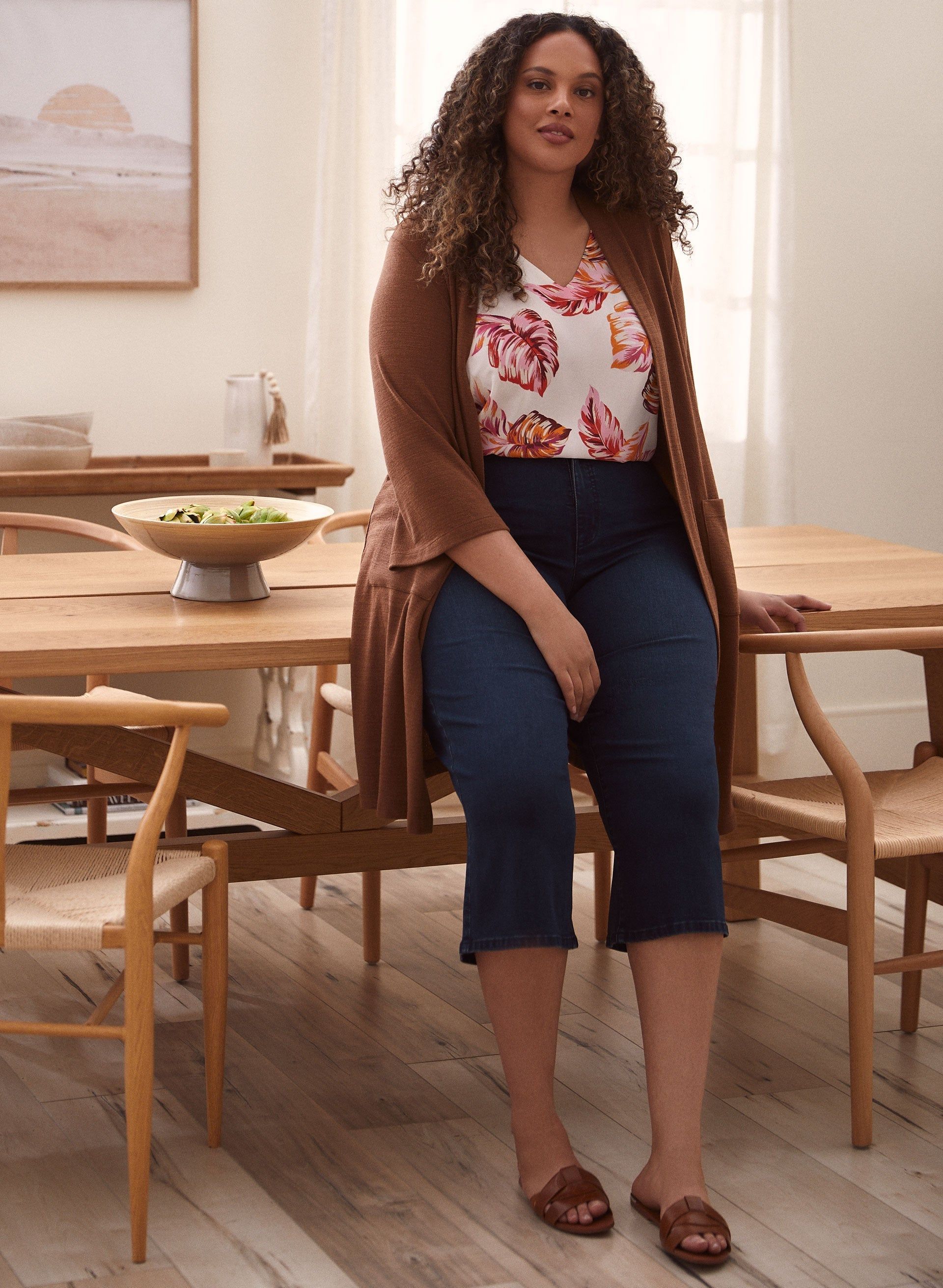 Wide Leg Gaucho Jeans sold by Laura product image thumbnail 3