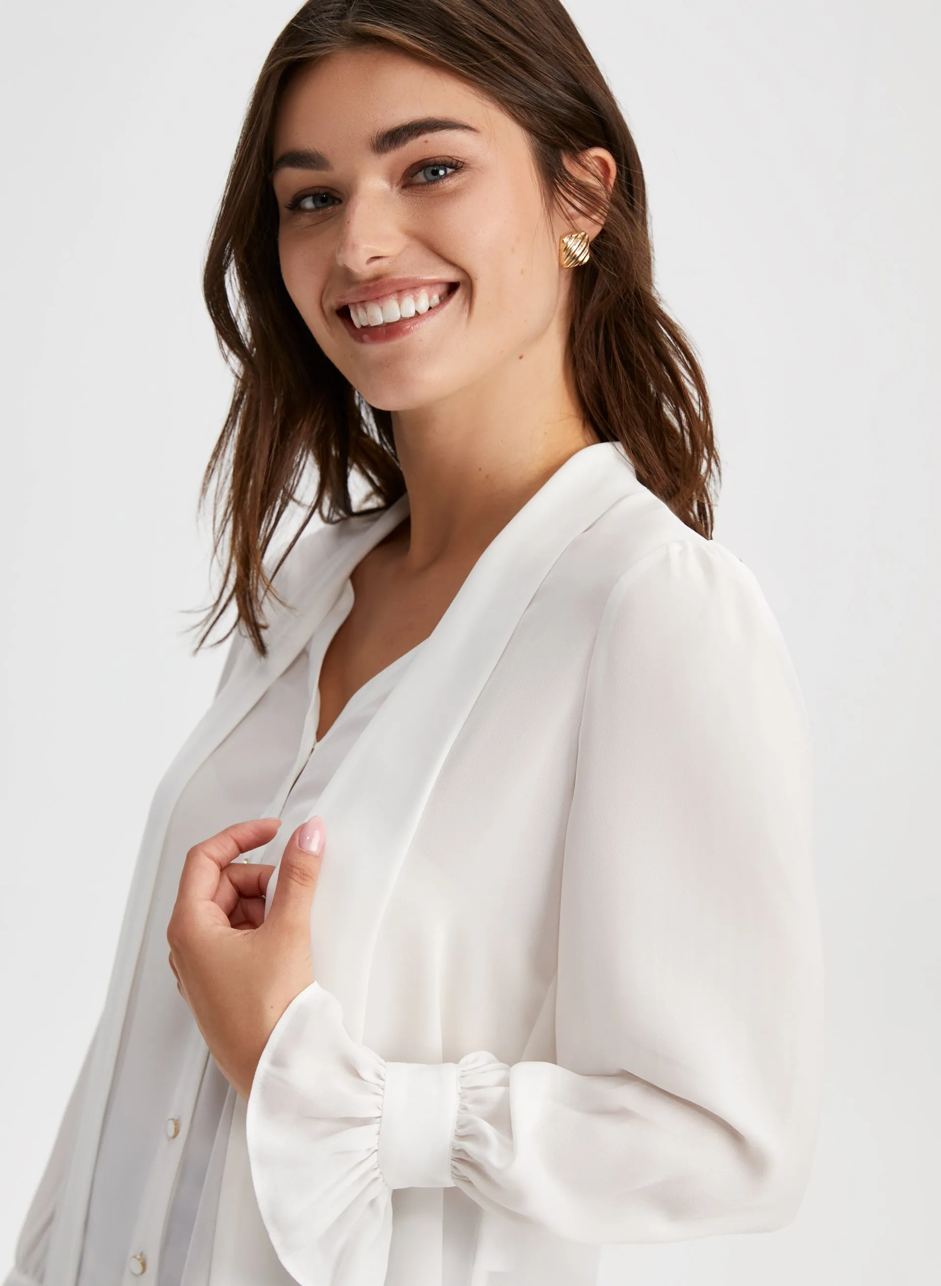 Tie Front Blouse sold by Laura product image thumbnail 2