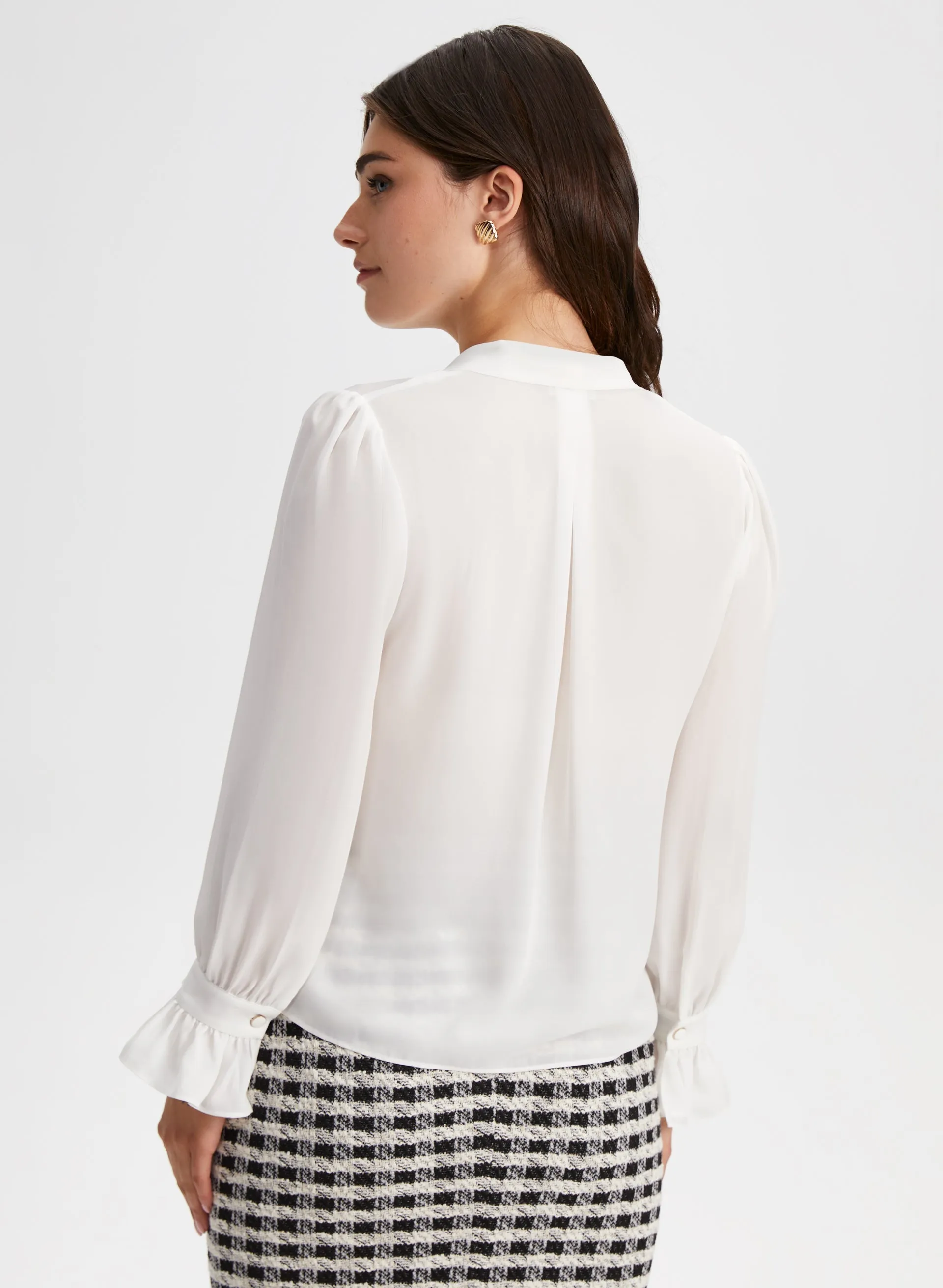 Tie Front Blouse sold by Laura product image thumbnail 4