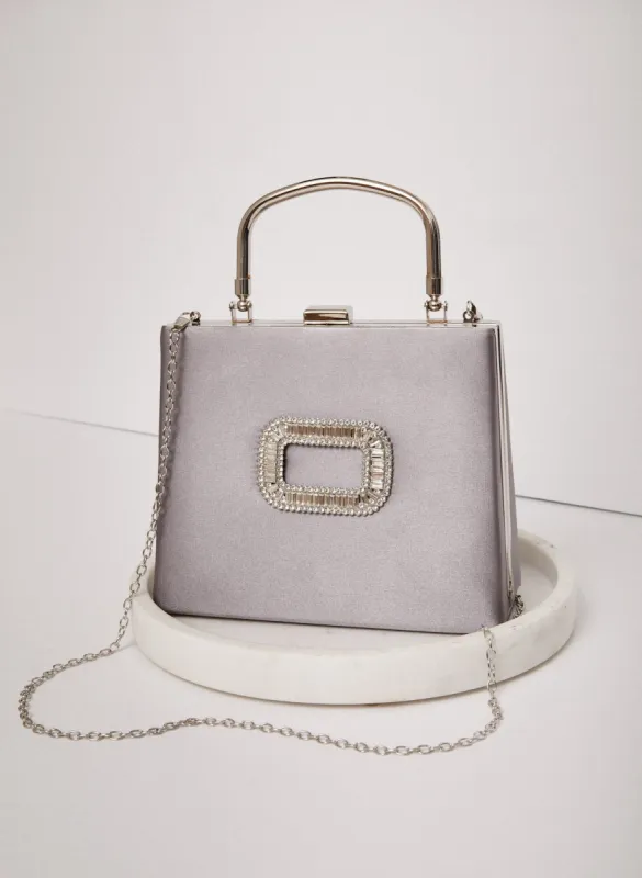 Satin Evening Clutch sold by Laura