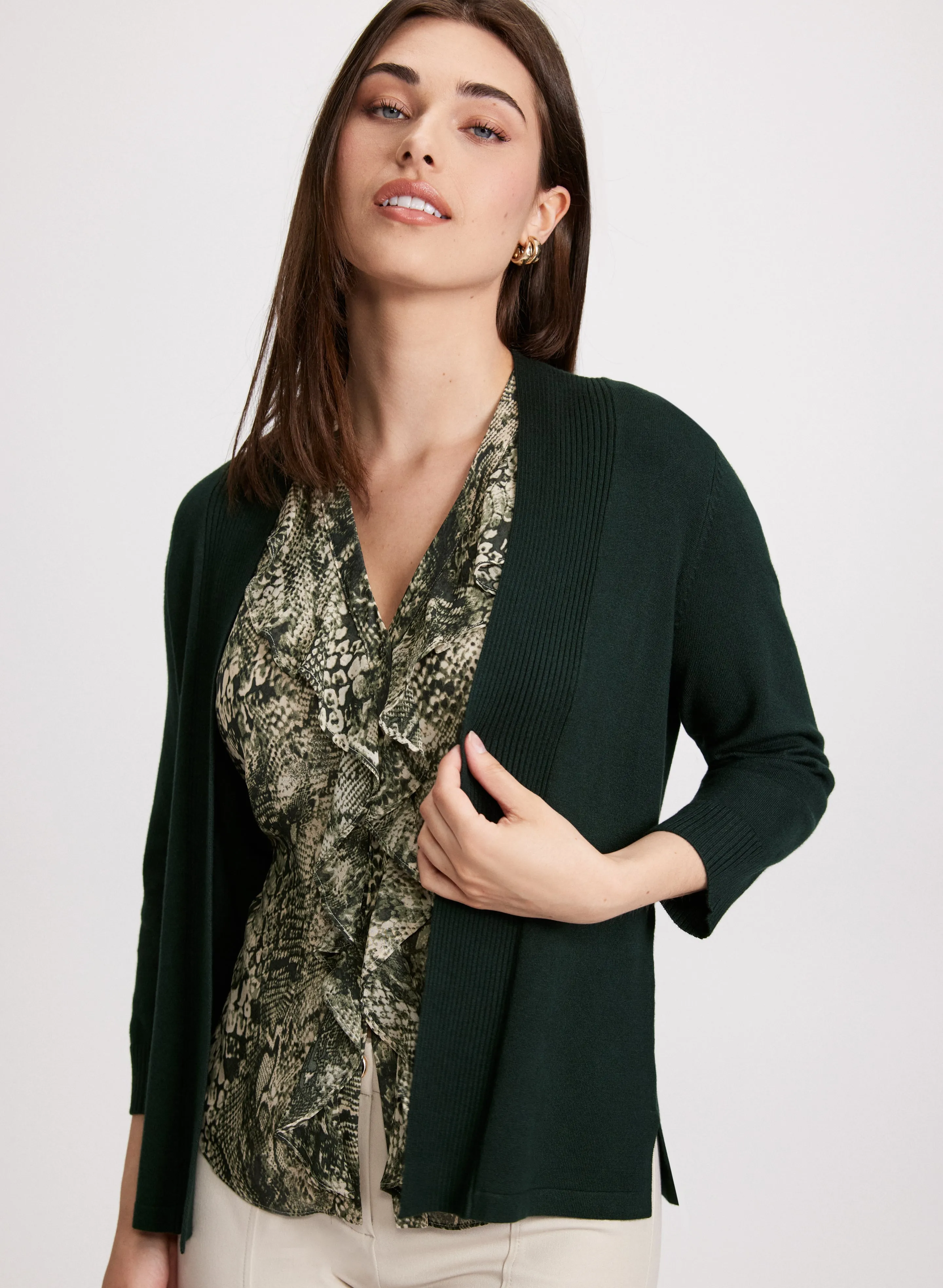 Pointelle Stitch Cardigan sold by Laura product image thumbnail 5