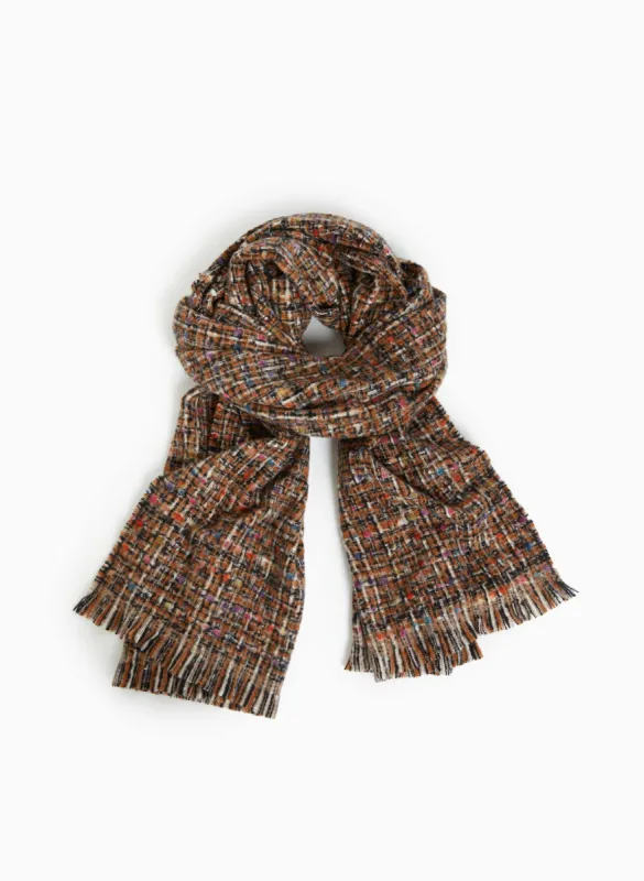 Dotted Plaid Scarf sold by Laura