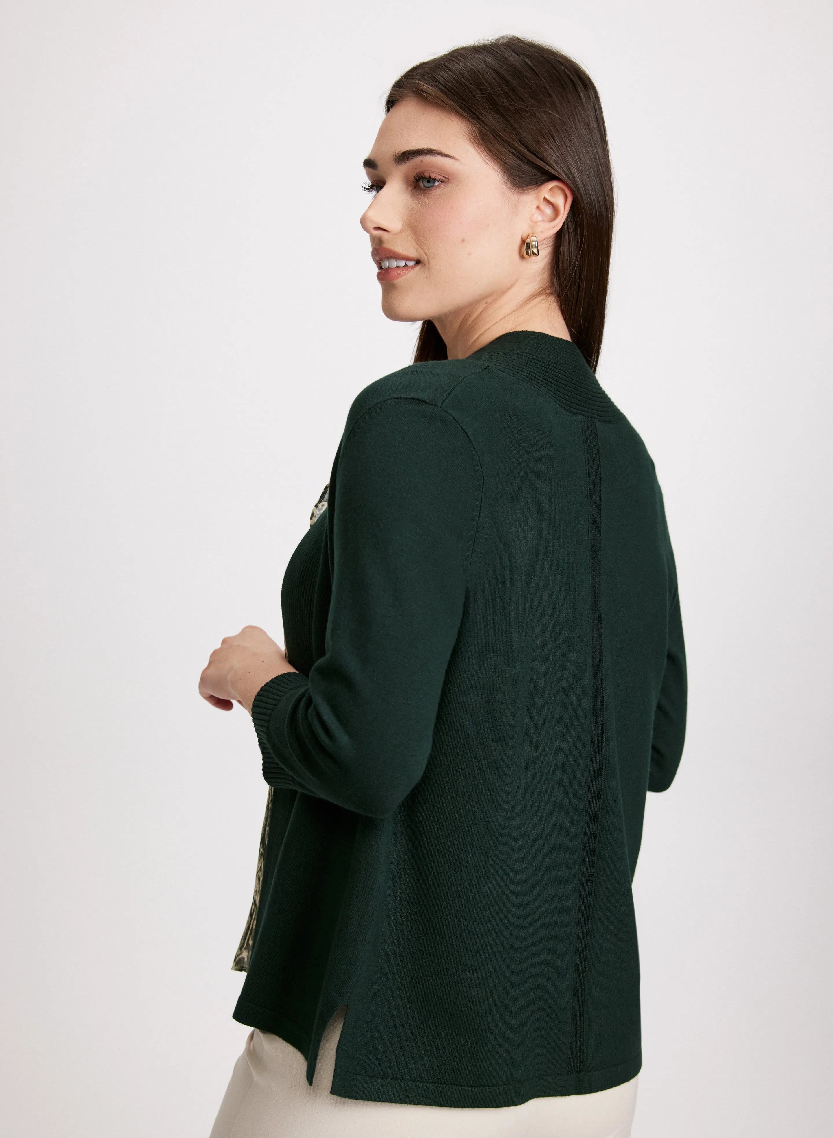 Pointelle Stitch Cardigan sold by Laura product image thumbnail 4