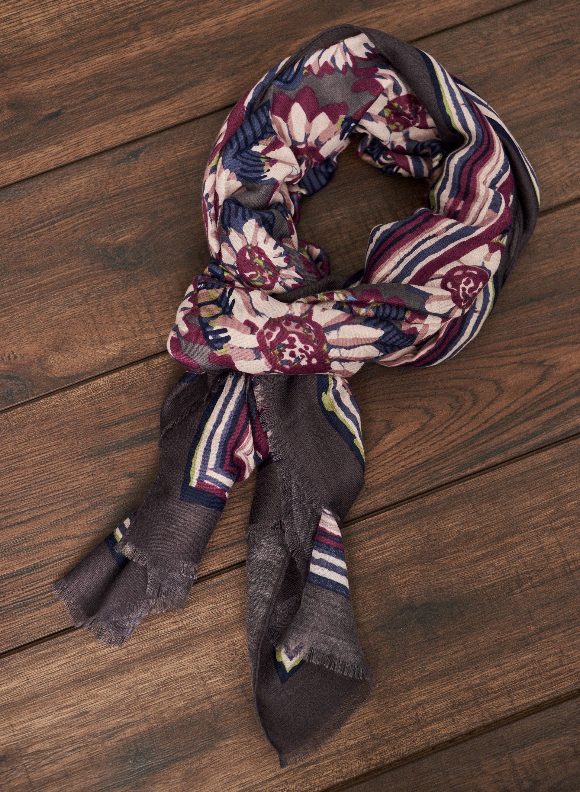 Floral Print Scarf sold by Laura