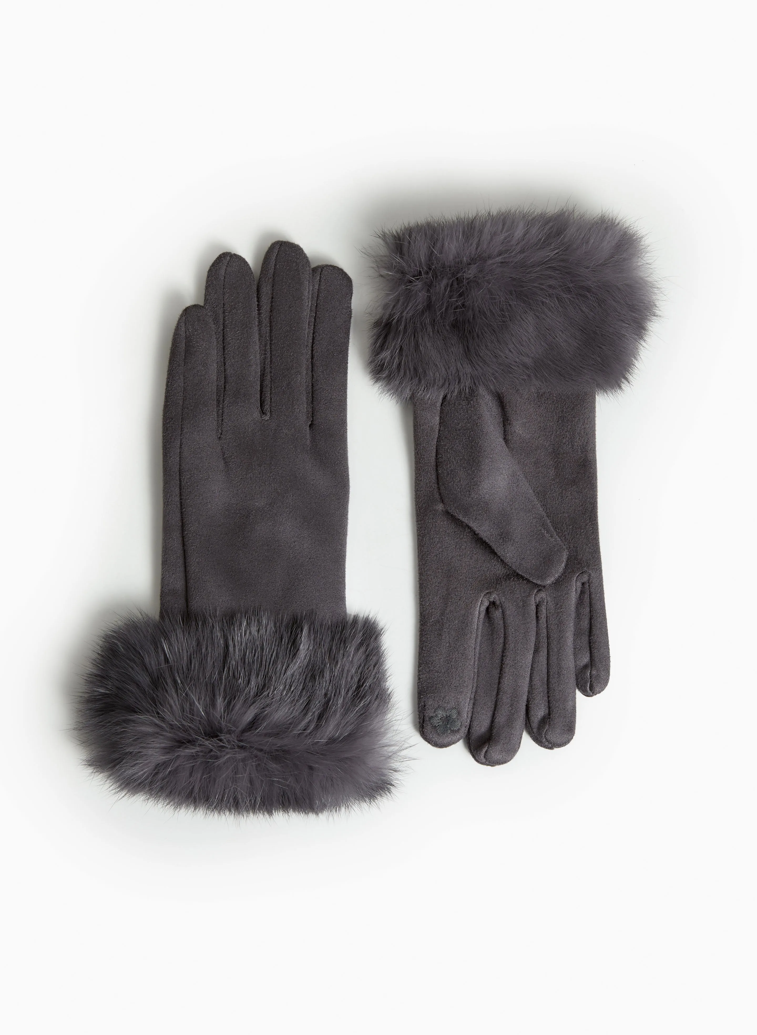 Genuine Fur Cuff Gloves sold by Laura